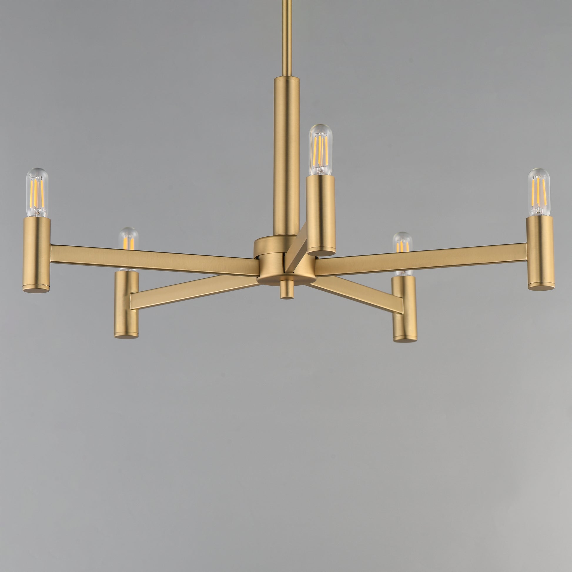 Emana 5-Light Chandelier Natural Aged Brass by Maxim Lighting