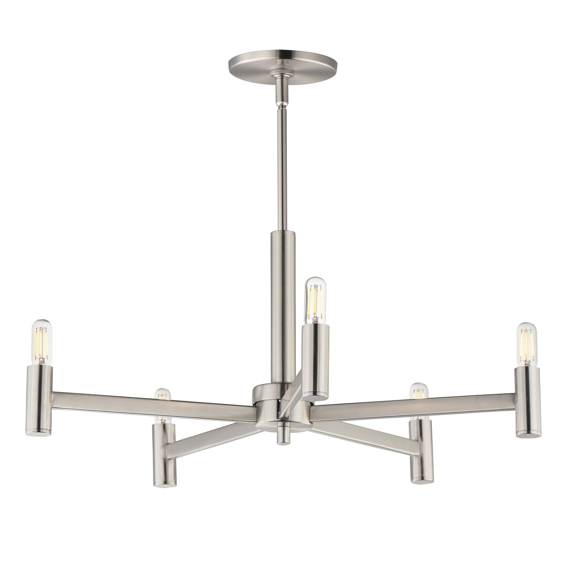 Emana 5-Light Chandelier Satin Nickel by Maxim Lighting