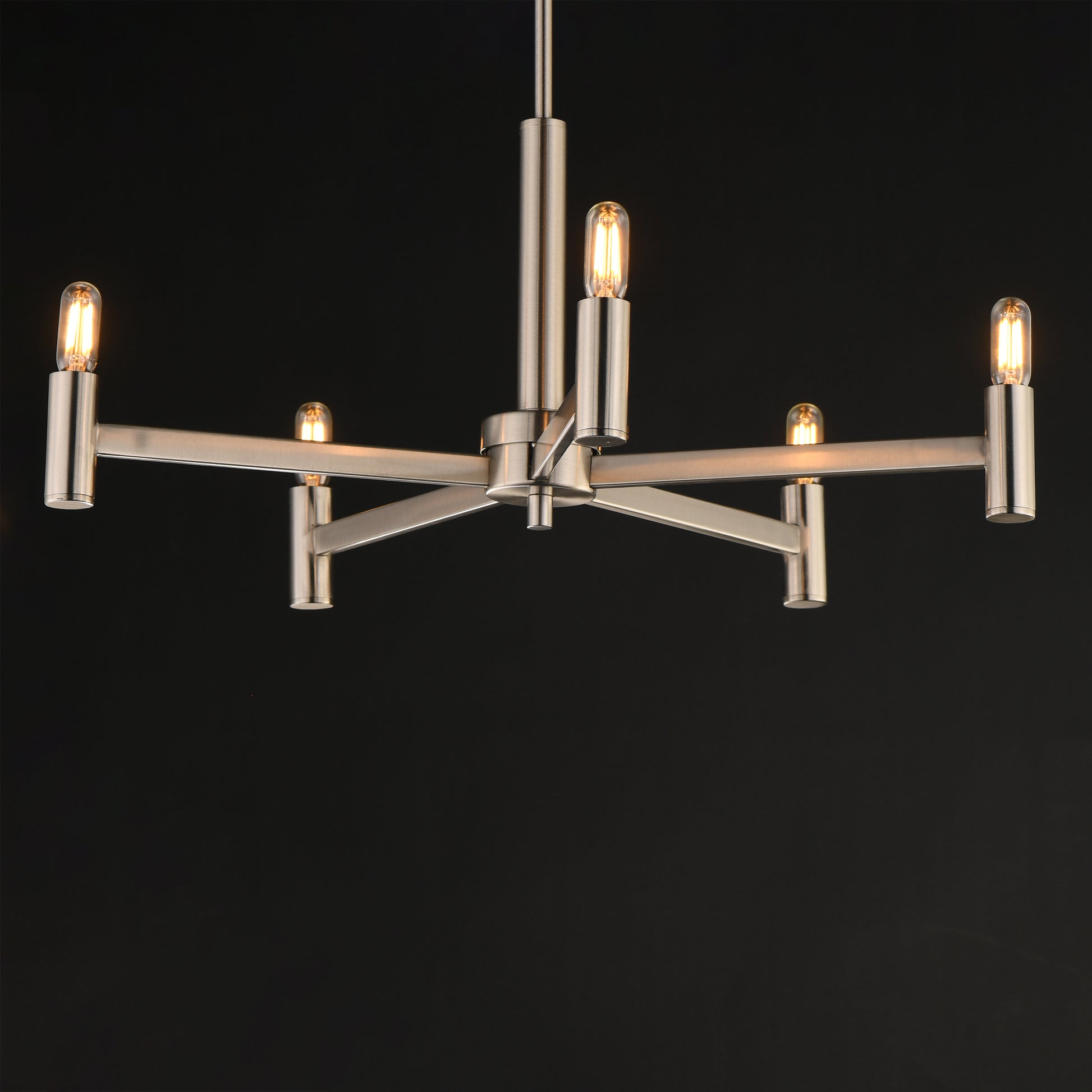 Emana 5-Light Chandelier Satin Nickel by Maxim Lighting