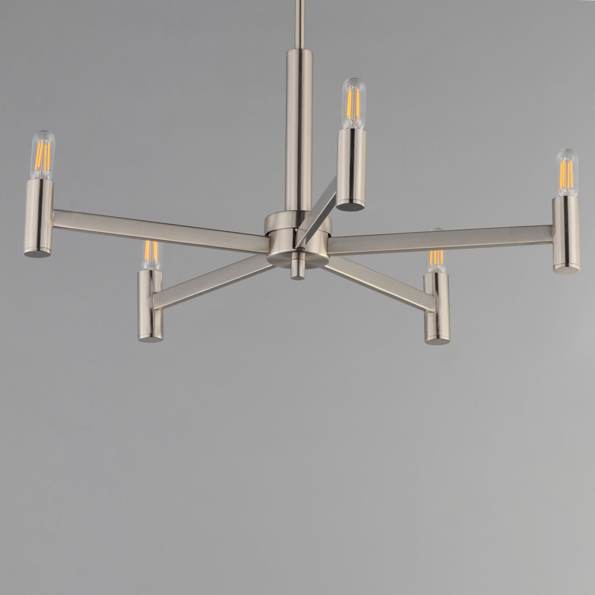 Emana 5-Light Chandelier Satin Nickel by Maxim Lighting