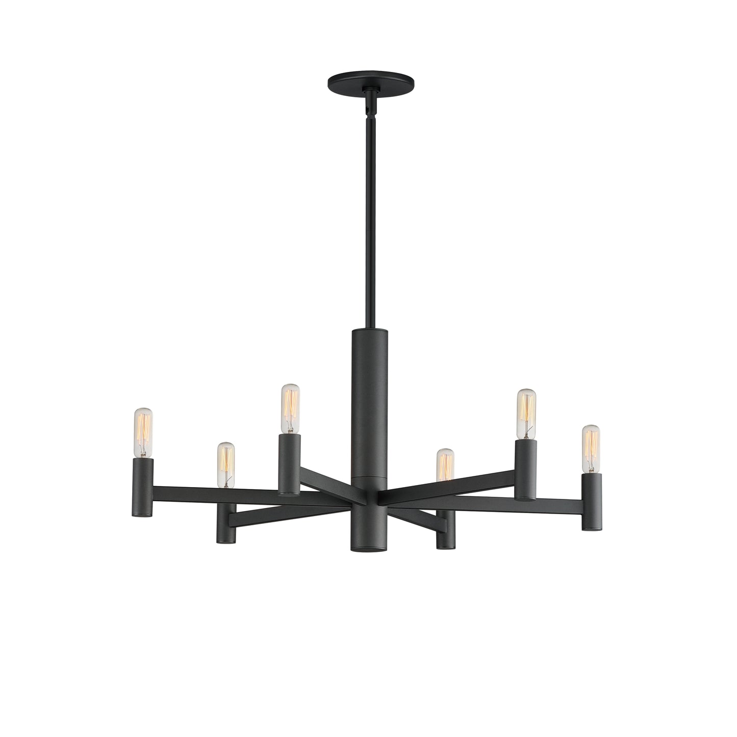 Emana 6-Light Chandelier Black by Maxim Lighting