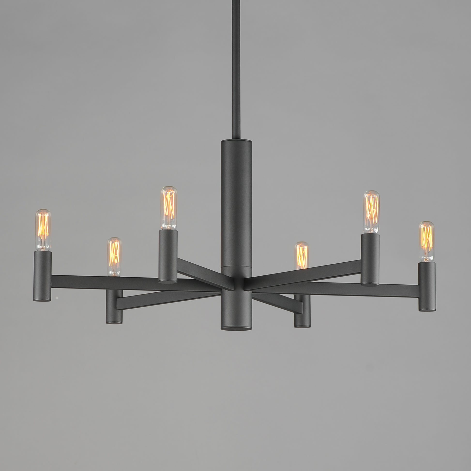 Emana 6-Light Chandelier Black by Maxim Lighting