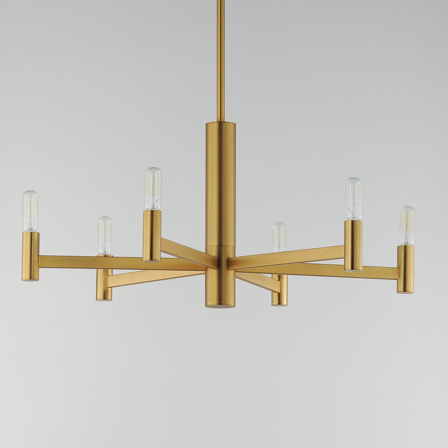 Emana 6-Light Chandelier Natural Aged Brass by Maxim Lighting