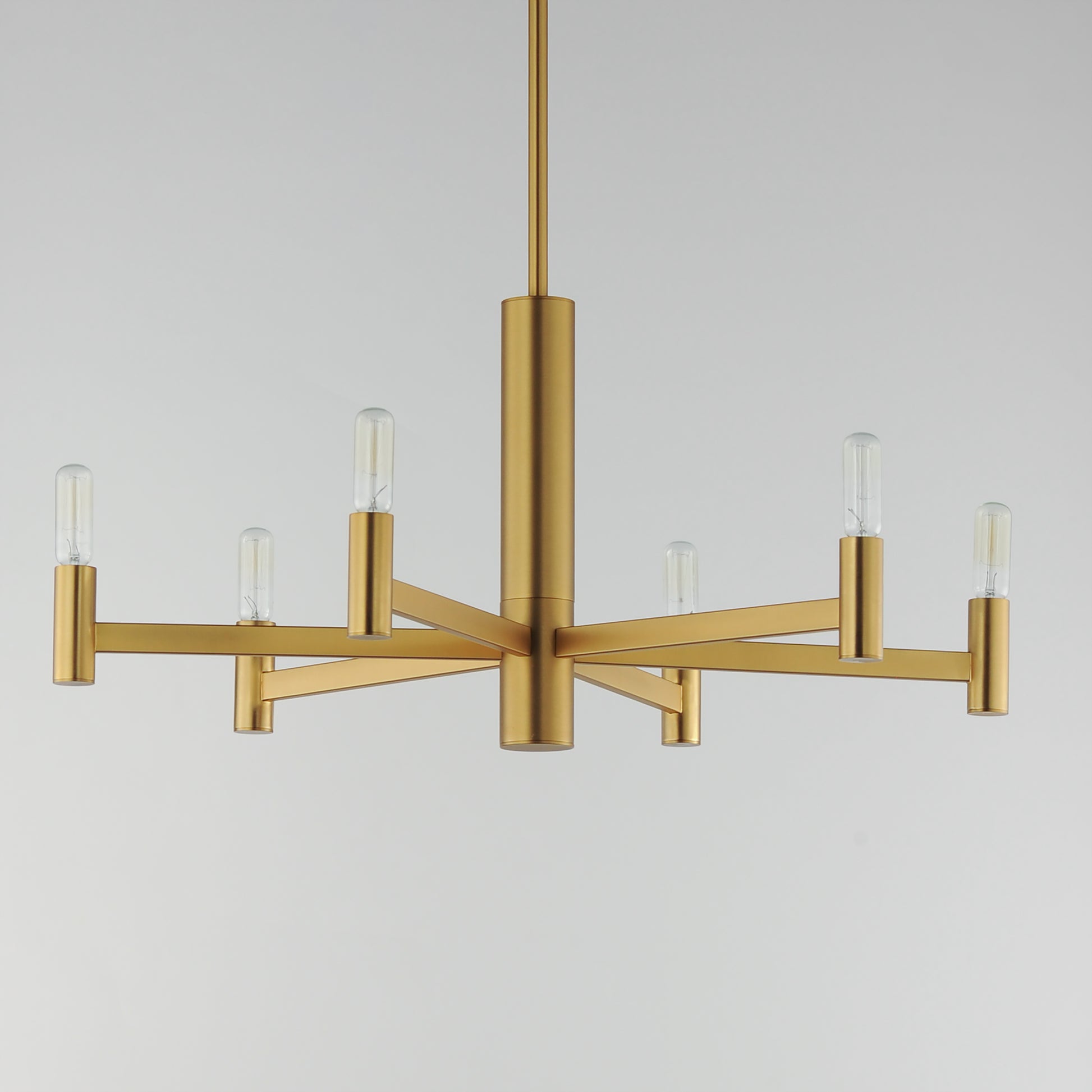 Emana 6-Light Chandelier Natural Aged Brass by Maxim Lighting