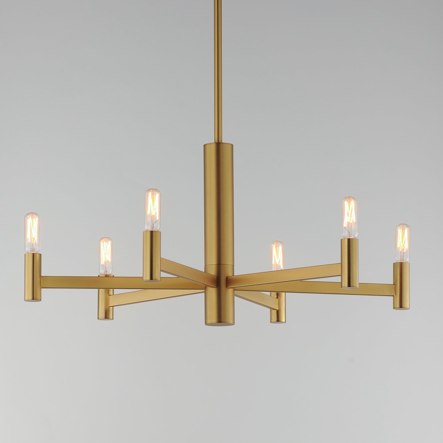 Emana 6-Light Chandelier Natural Aged Brass by Maxim Lighting