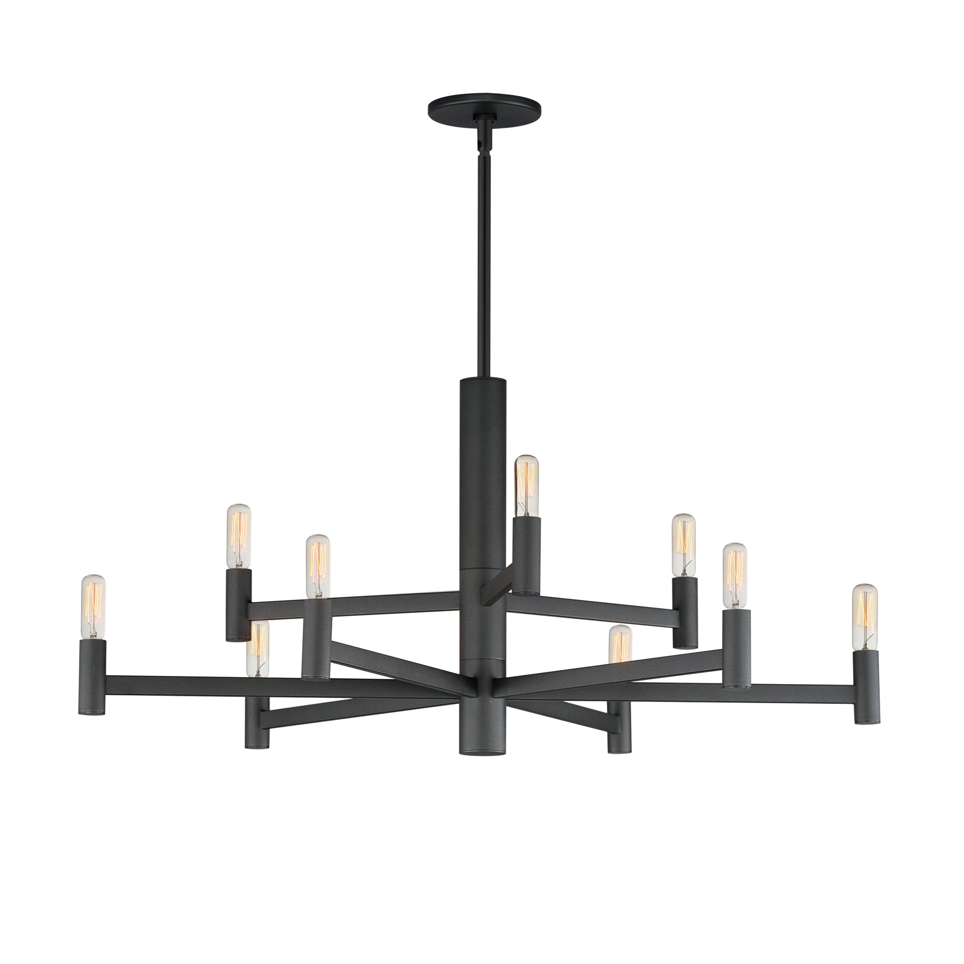 Emana 9-Light Chandelier Black by Maxim Lighting
