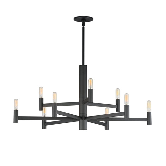 Emana 9-Light Chandelier Black by Maxim Lighting