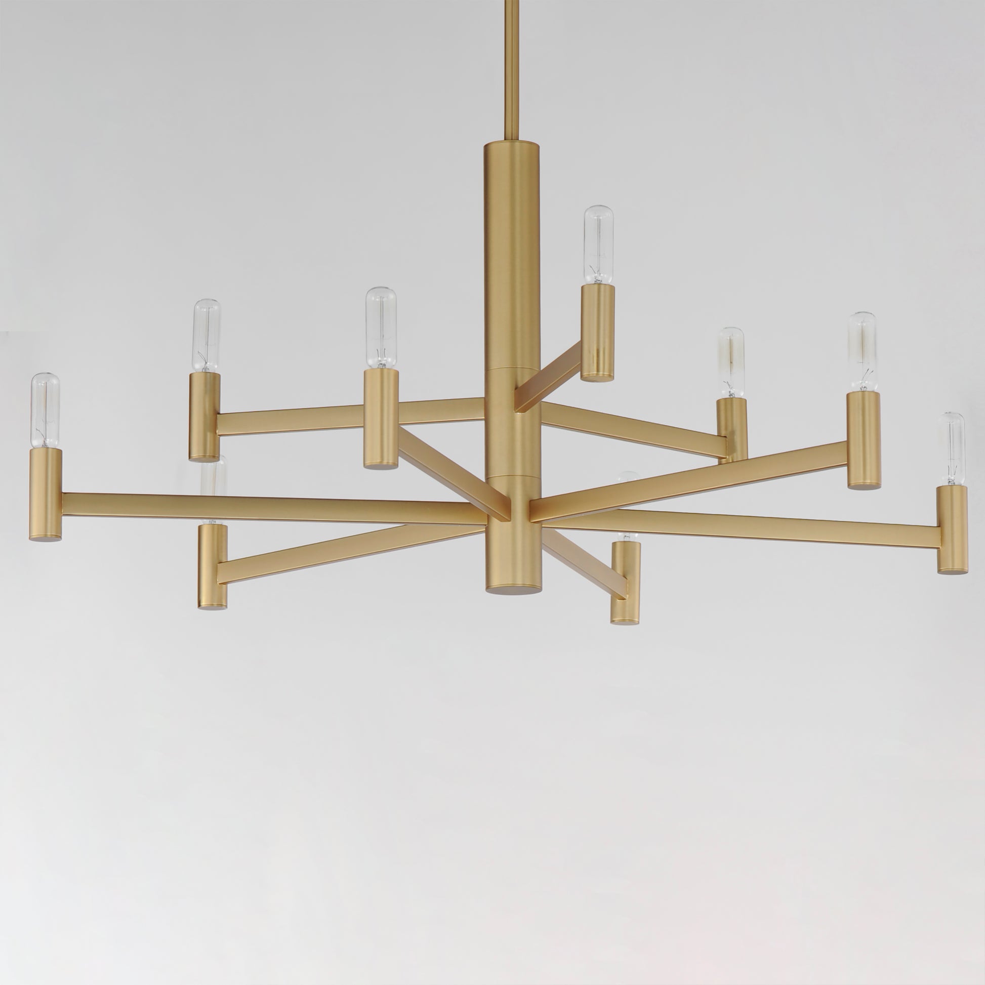 Emana 9-Light Chandelier Natural Aged Brass by Maxim Lighting