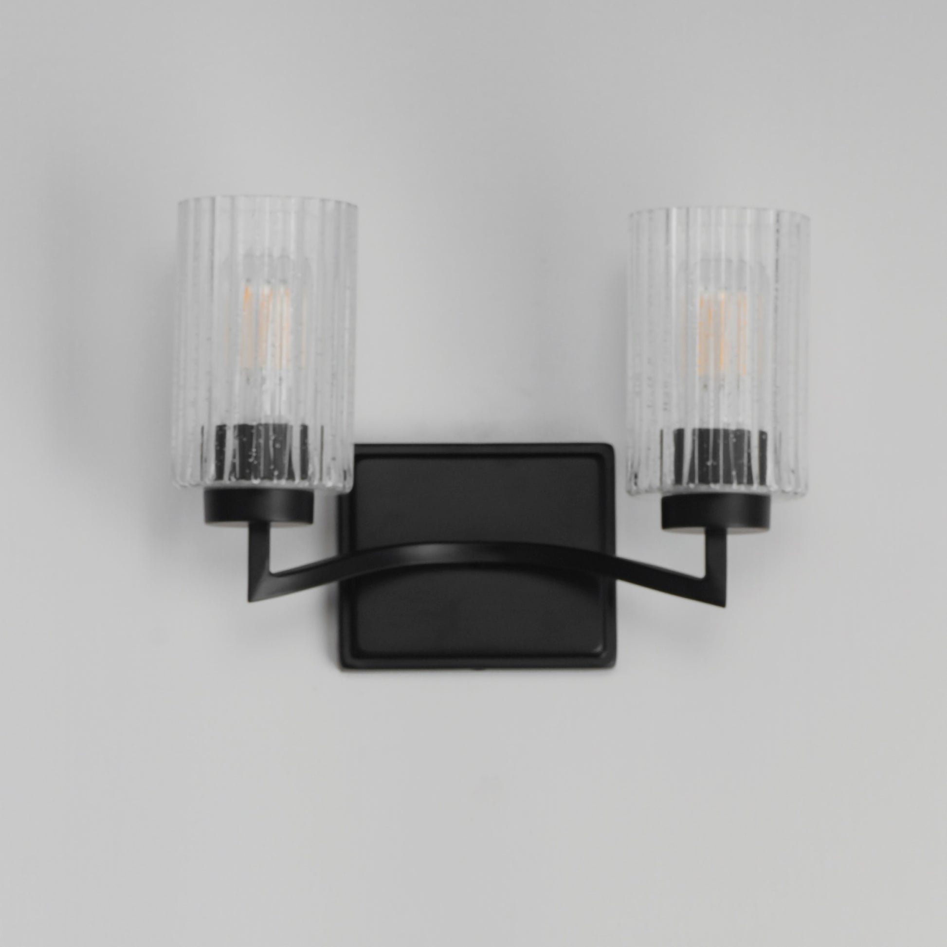 Rigata 2-Light Wall Sconce Black by Maxim Lighting