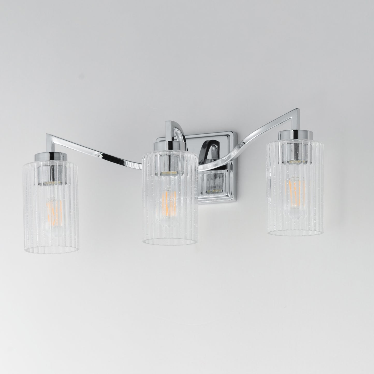 Rigata 3-Light Bath Vanity Polished Nickel by Maxim Lighting