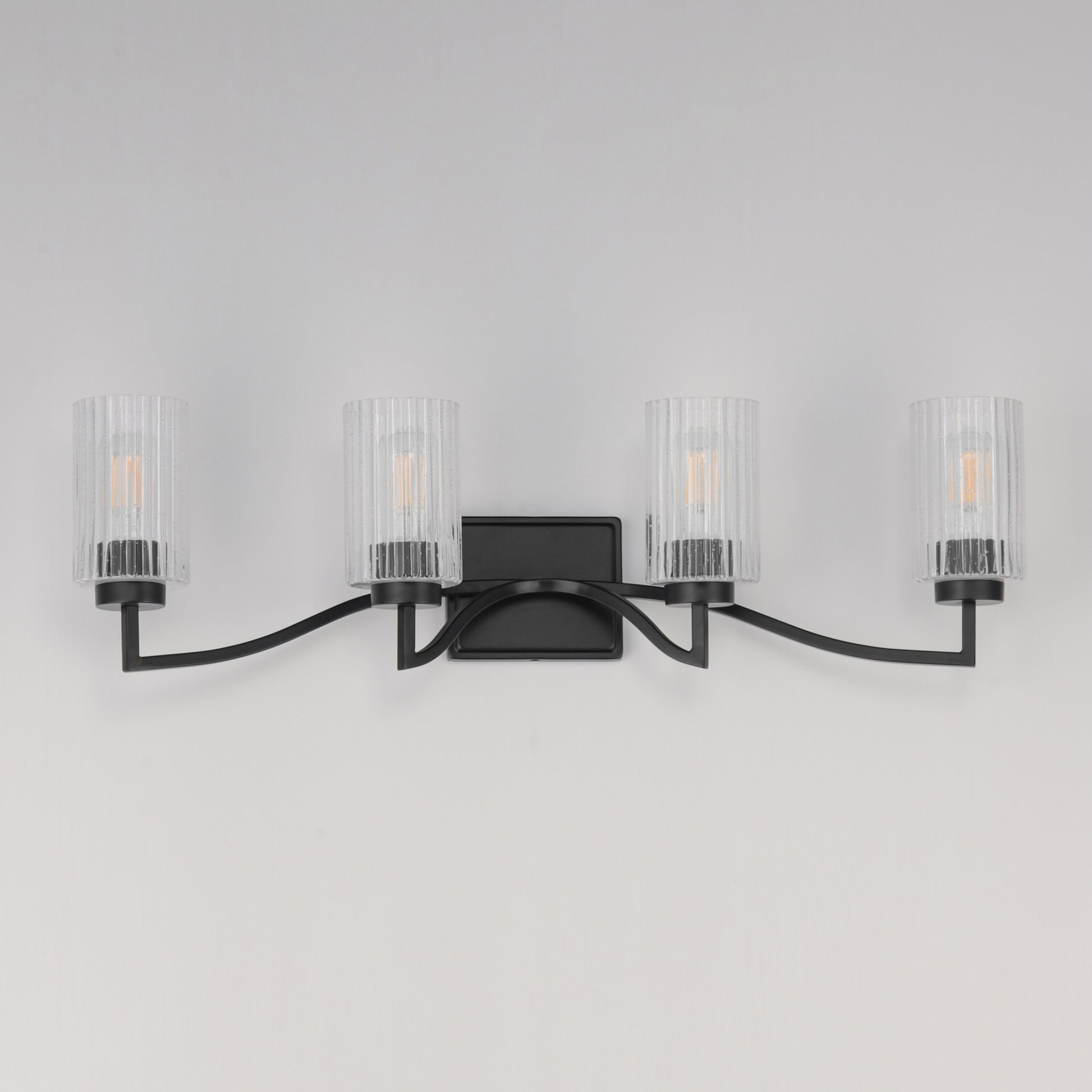 Rigata 4-Light Bath Vanity Black by Maxim Lighting