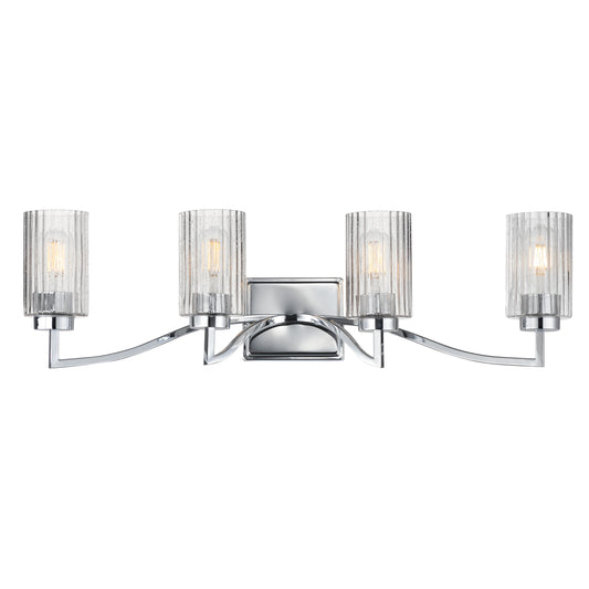 Rigata 4-Light Bath Vanity Polished Nickel by Maxim Lighting