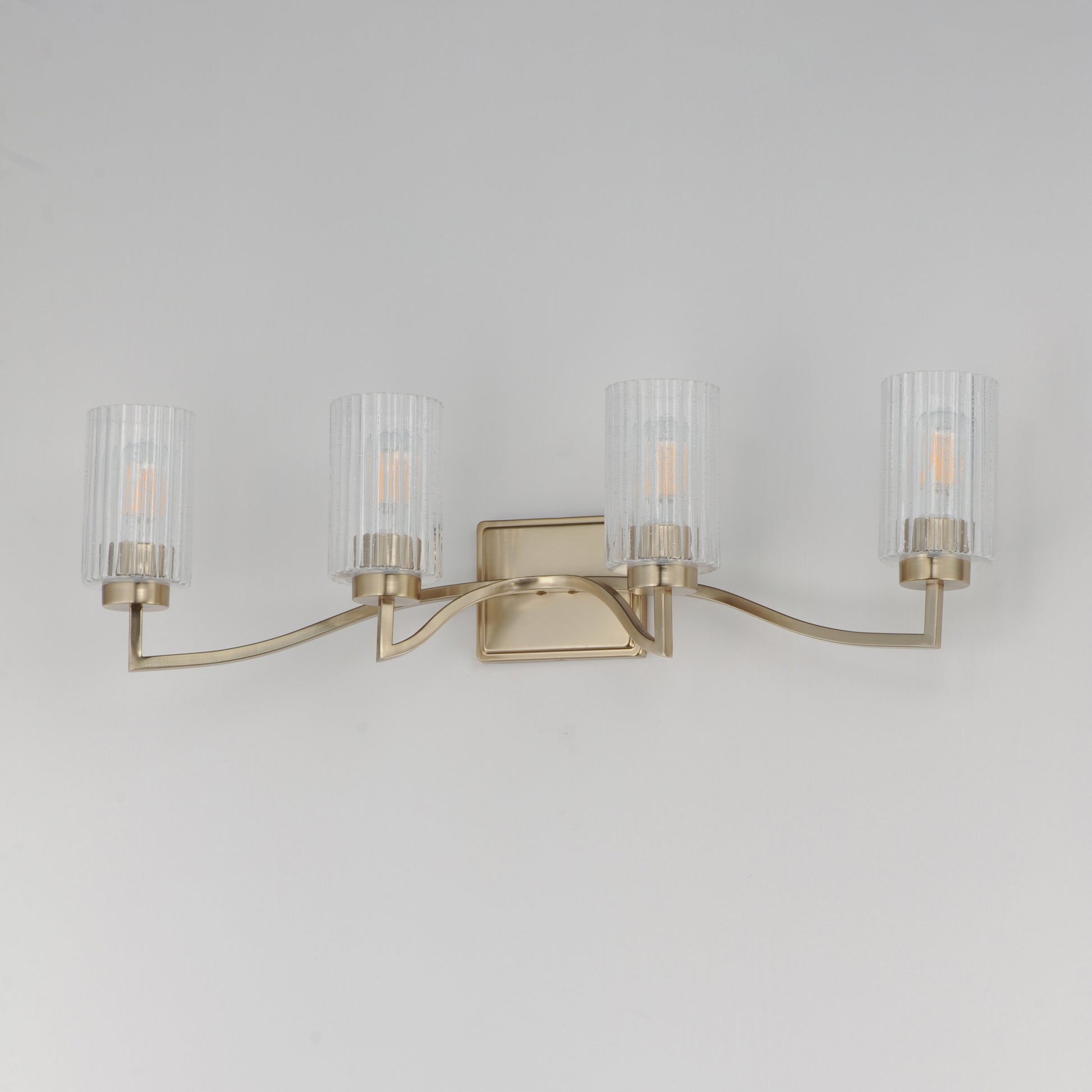 Rigata 4-Light Bath Vanity Satin Champagne by Maxim Lighting