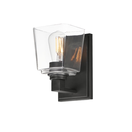 Cubos Wall Sconce Black by Maxim Lighting