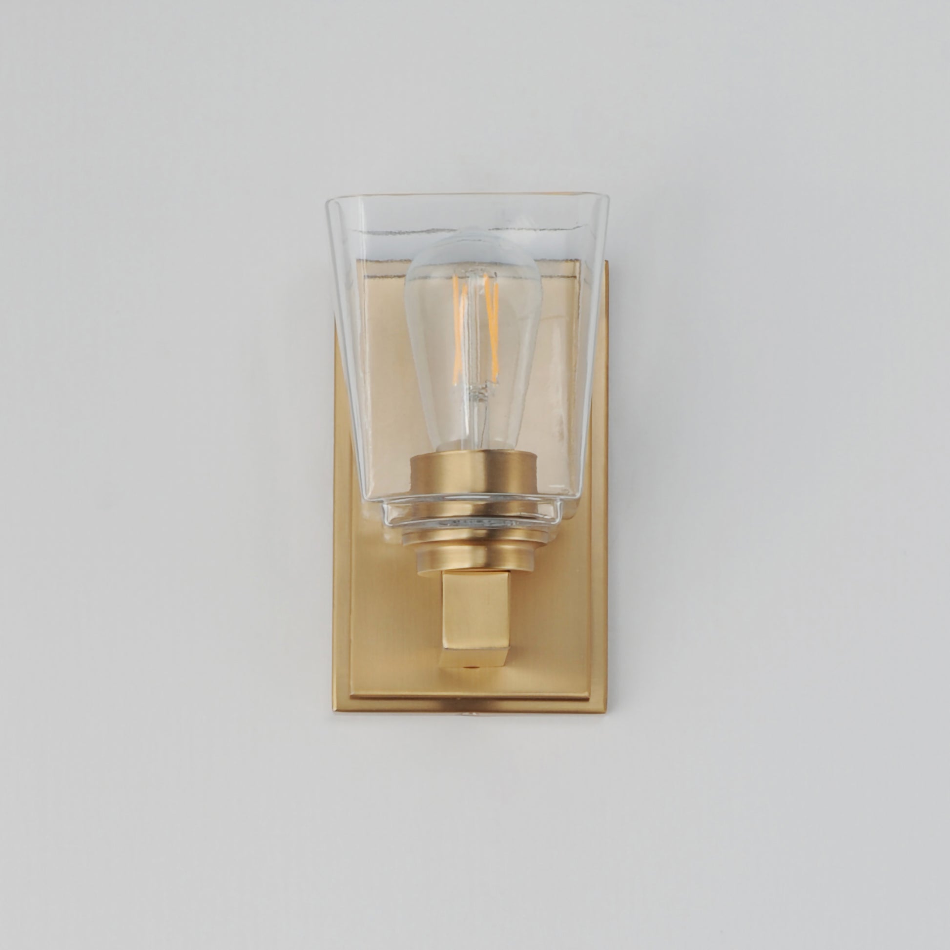 Cubos Wall Sconce Natural Aged Brass by Maxim Lighting