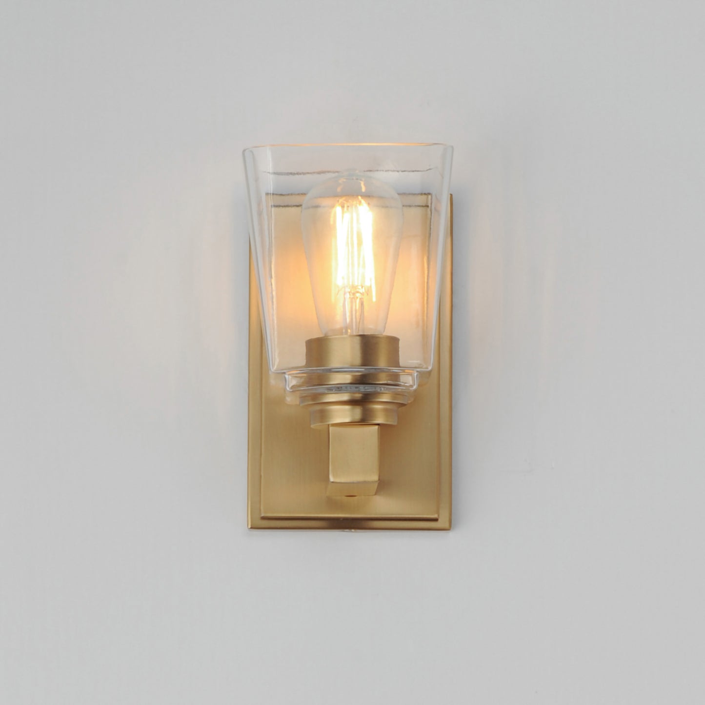 Cubos Wall Sconce Natural Aged Brass by Maxim Lighting