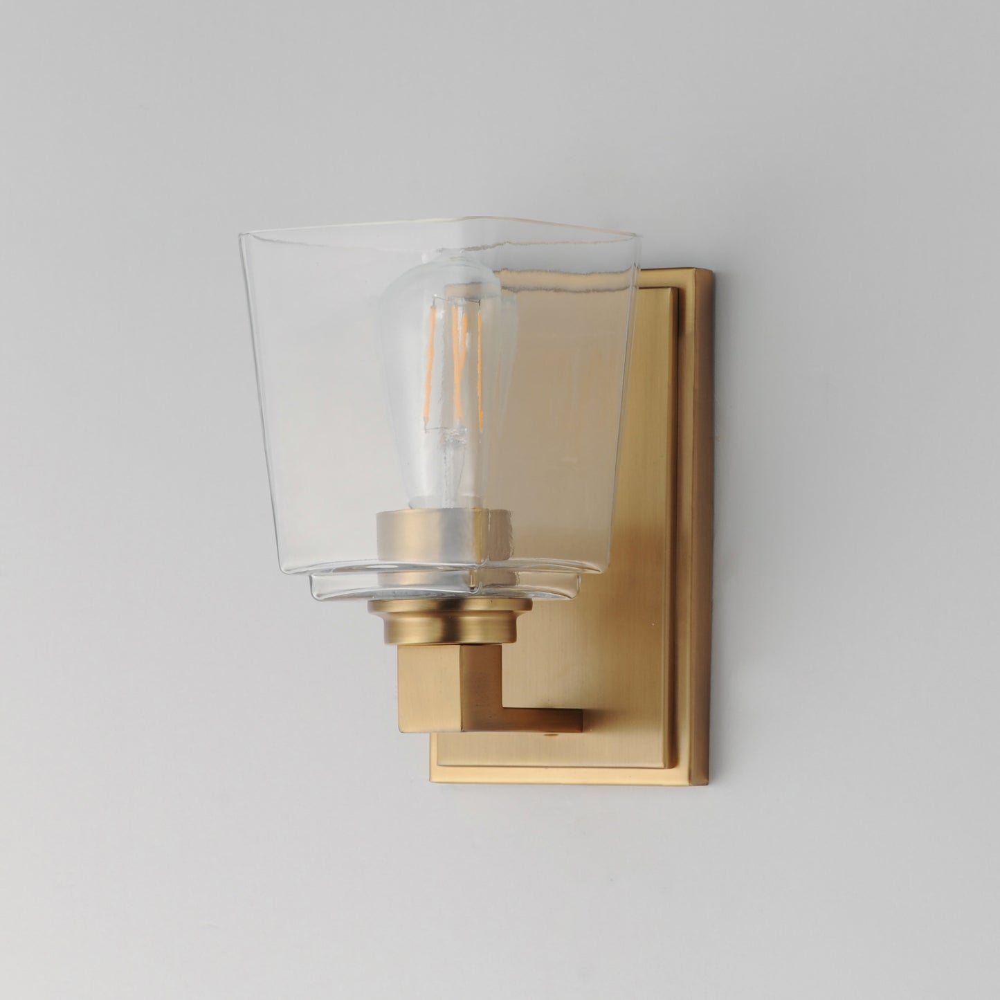 Cubos Wall Sconce Natural Aged Brass by Maxim Lighting