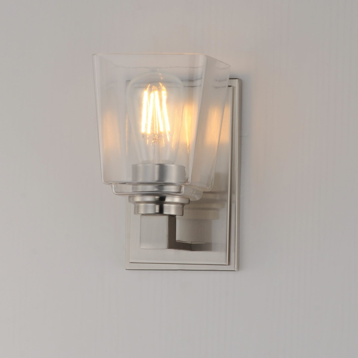 Cubos Wall Sconce Satin Nickel by Maxim Lighting