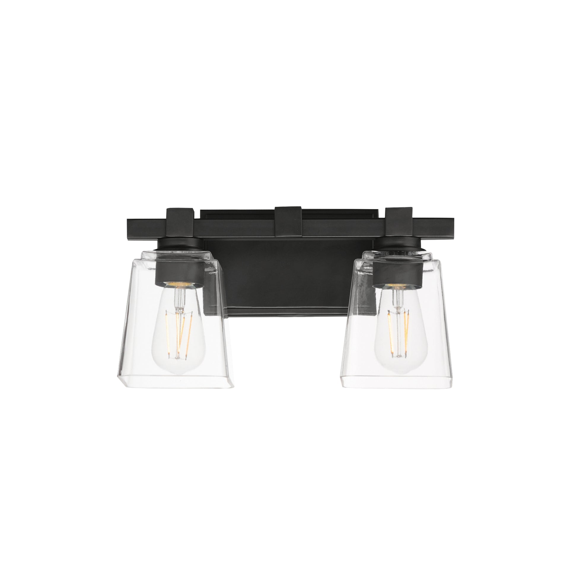 Cubos 2-Light Wall Sconce Black by Maxim Lighting