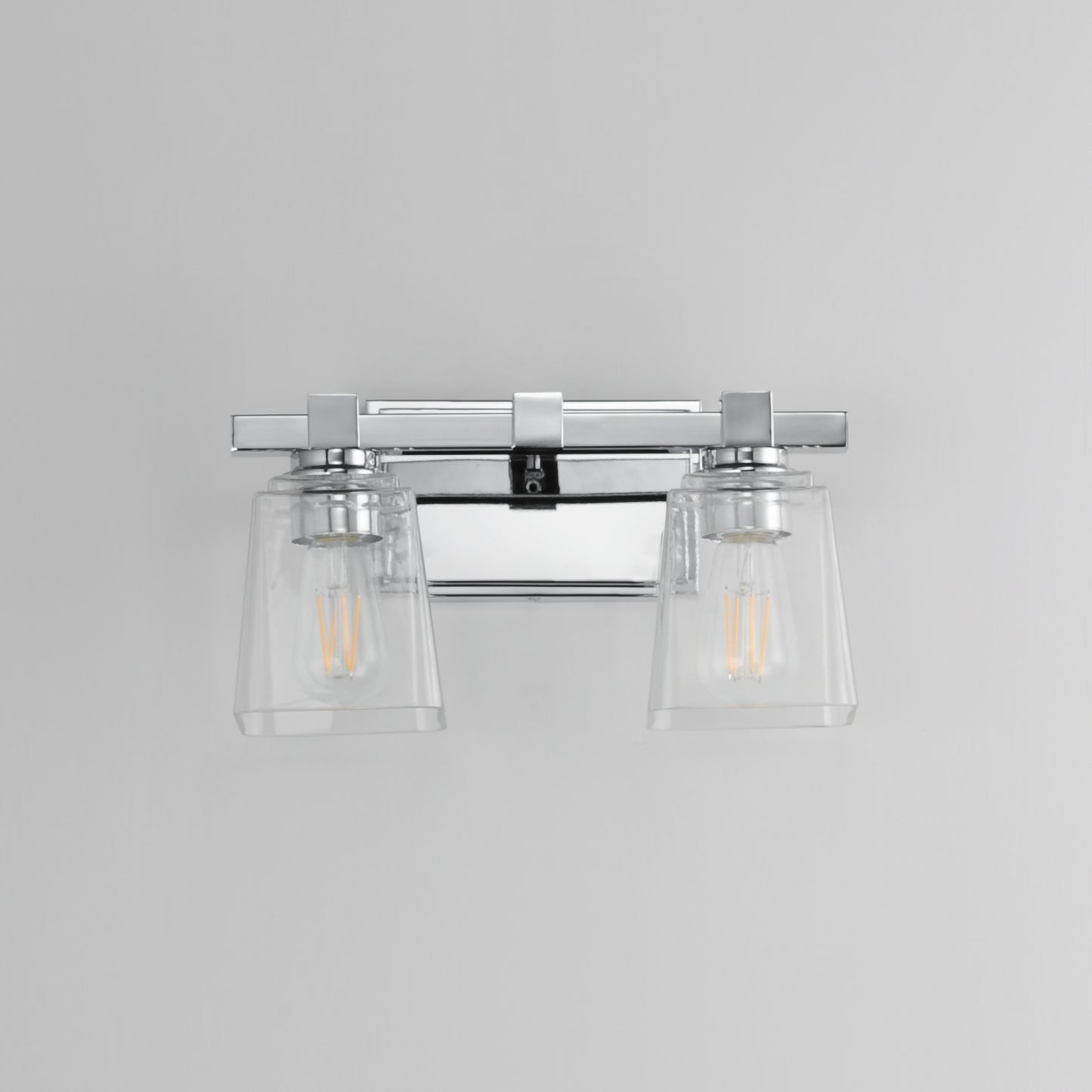 Cubos 2-Light Wall Sconce Polished Chrome by Maxim Lighting