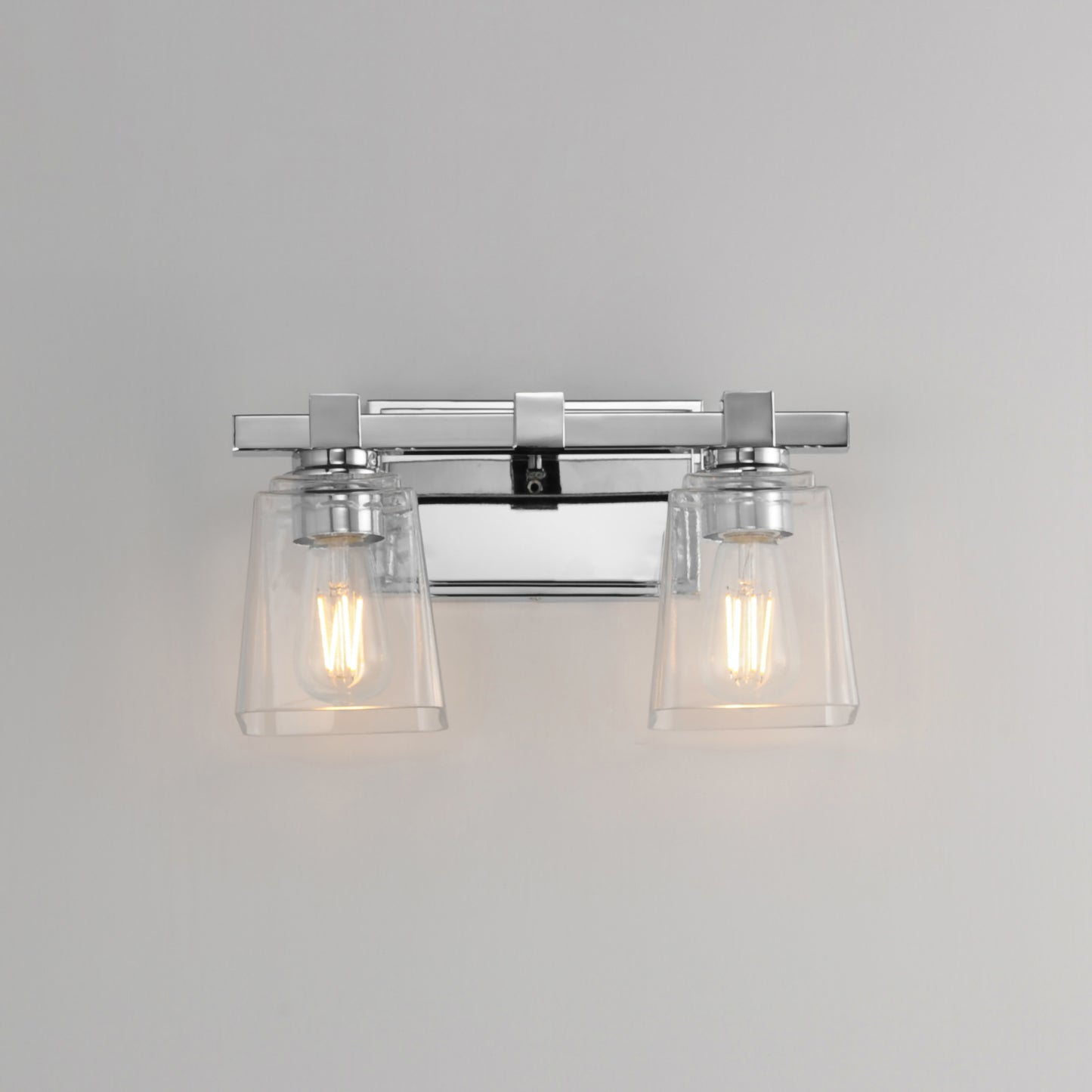 Cubos 2-Light Wall Sconce Polished Chrome by Maxim Lighting