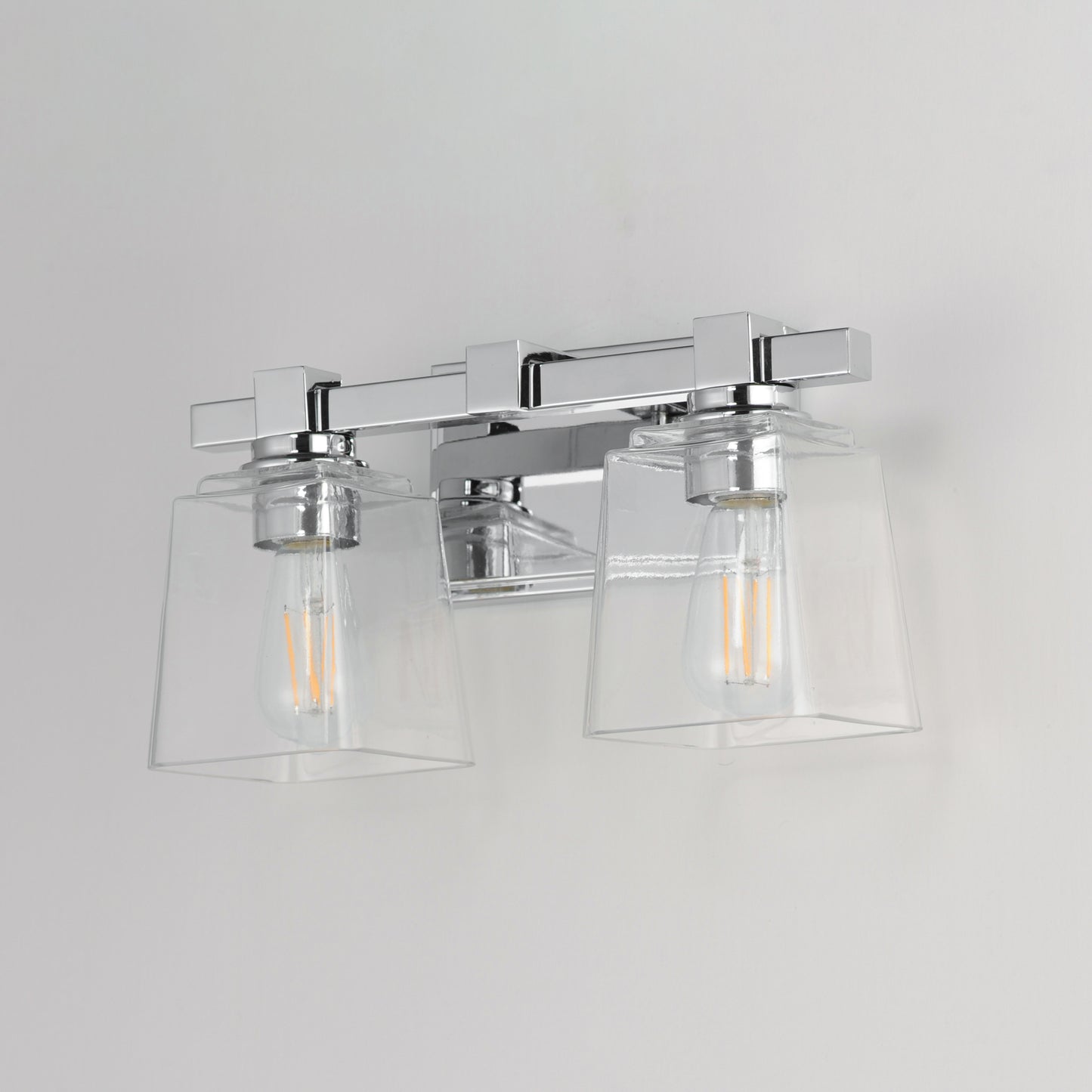 Cubos 2-Light Wall Sconce Polished Chrome by Maxim Lighting