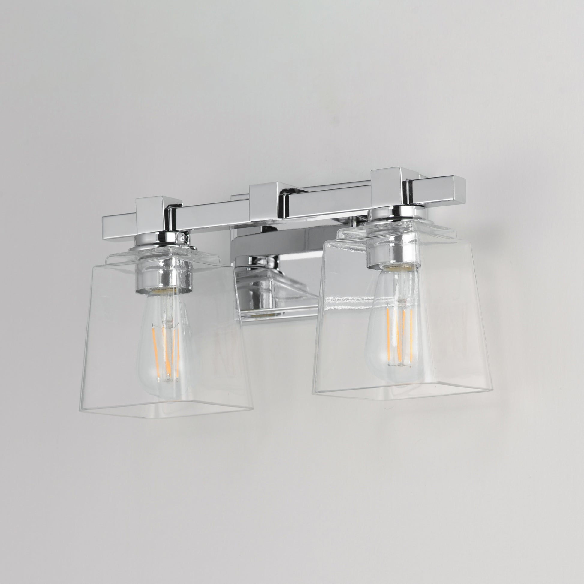 Cubos 2-Light Wall Sconce Polished Chrome by Maxim Lighting