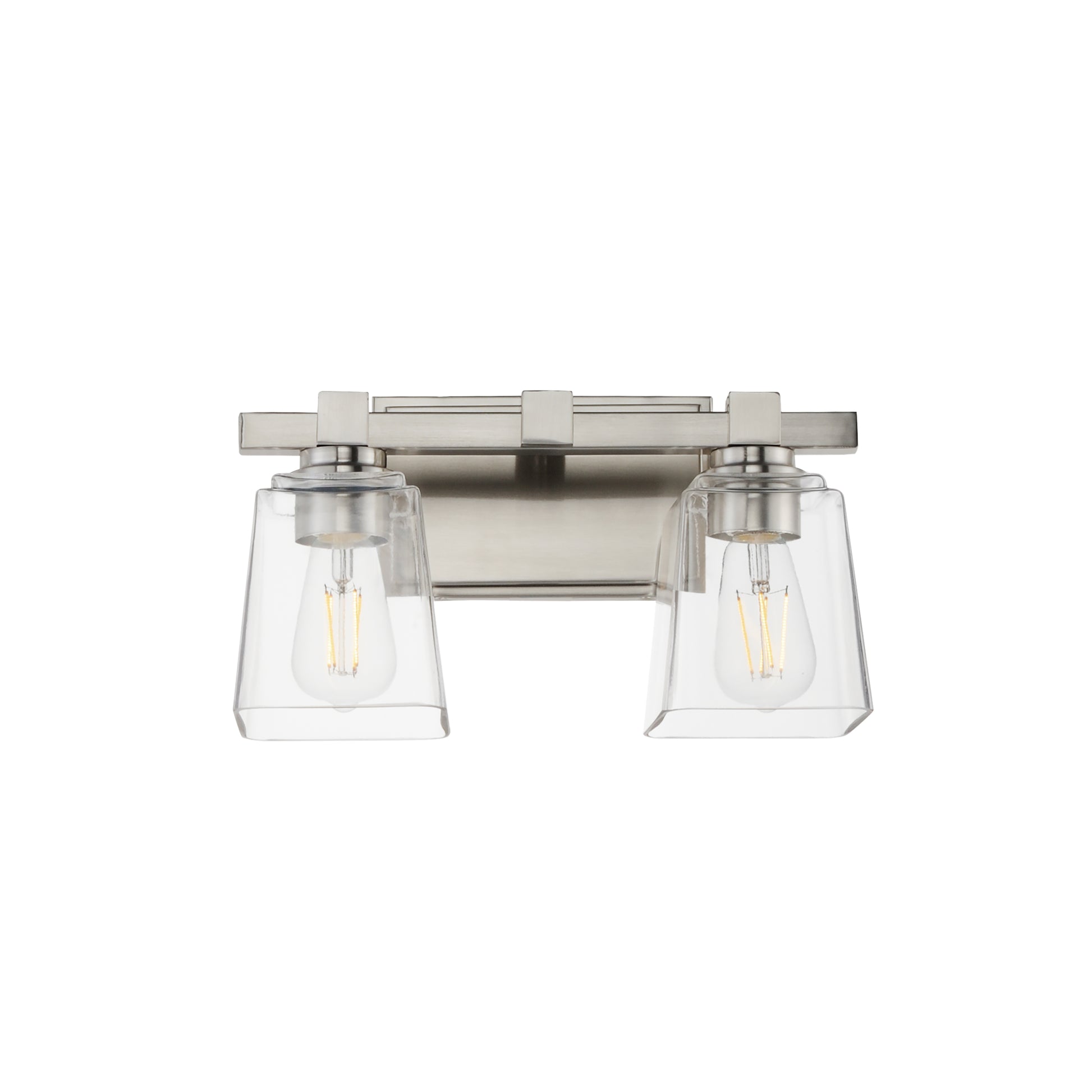 Cubos 2-Light Wall Sconce Satin Nickel by Maxim Lighting
