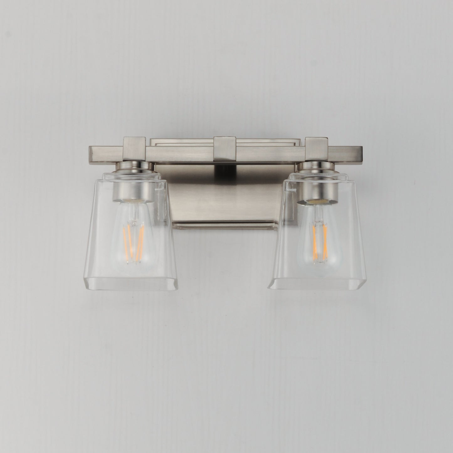 Cubos 2-Light Wall Sconce Satin Nickel by Maxim Lighting