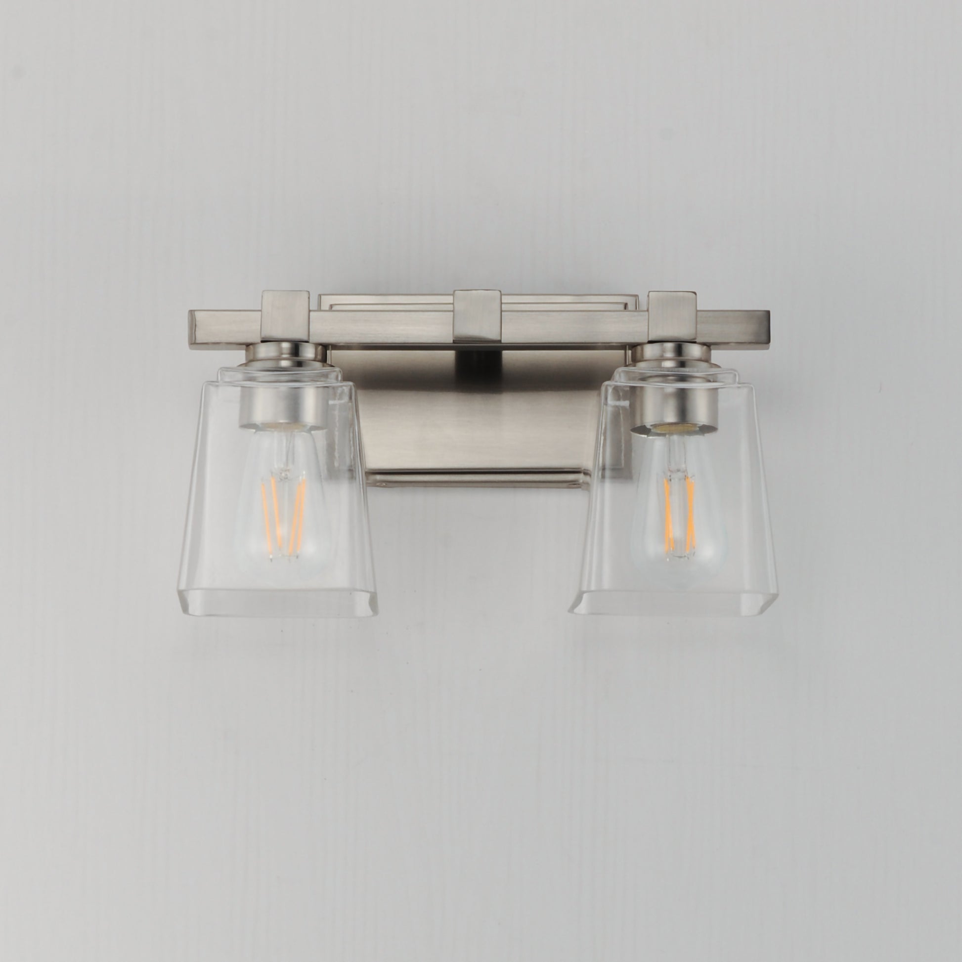 Cubos 2-Light Wall Sconce Satin Nickel by Maxim Lighting