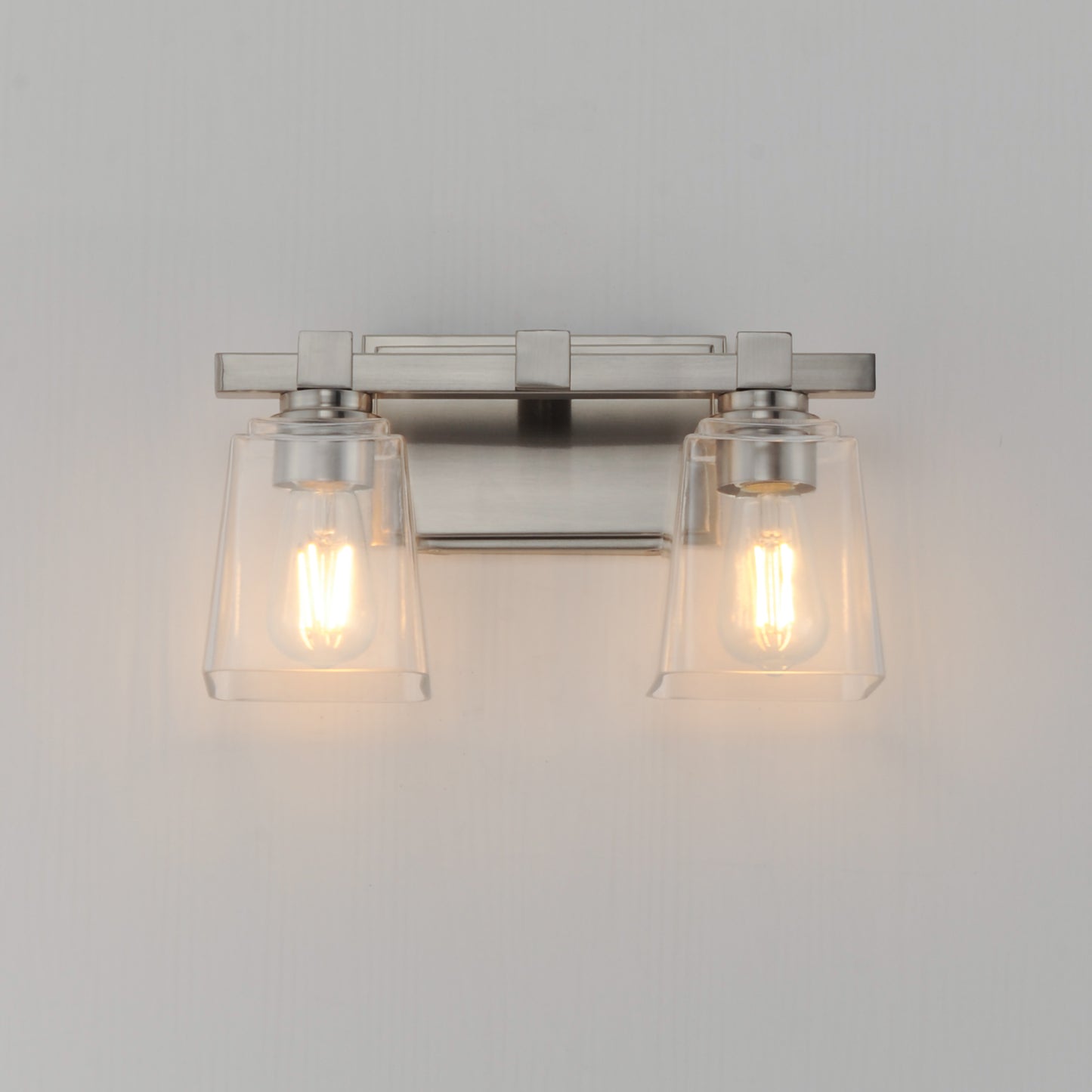 Cubos 2-Light Wall Sconce Satin Nickel by Maxim Lighting
