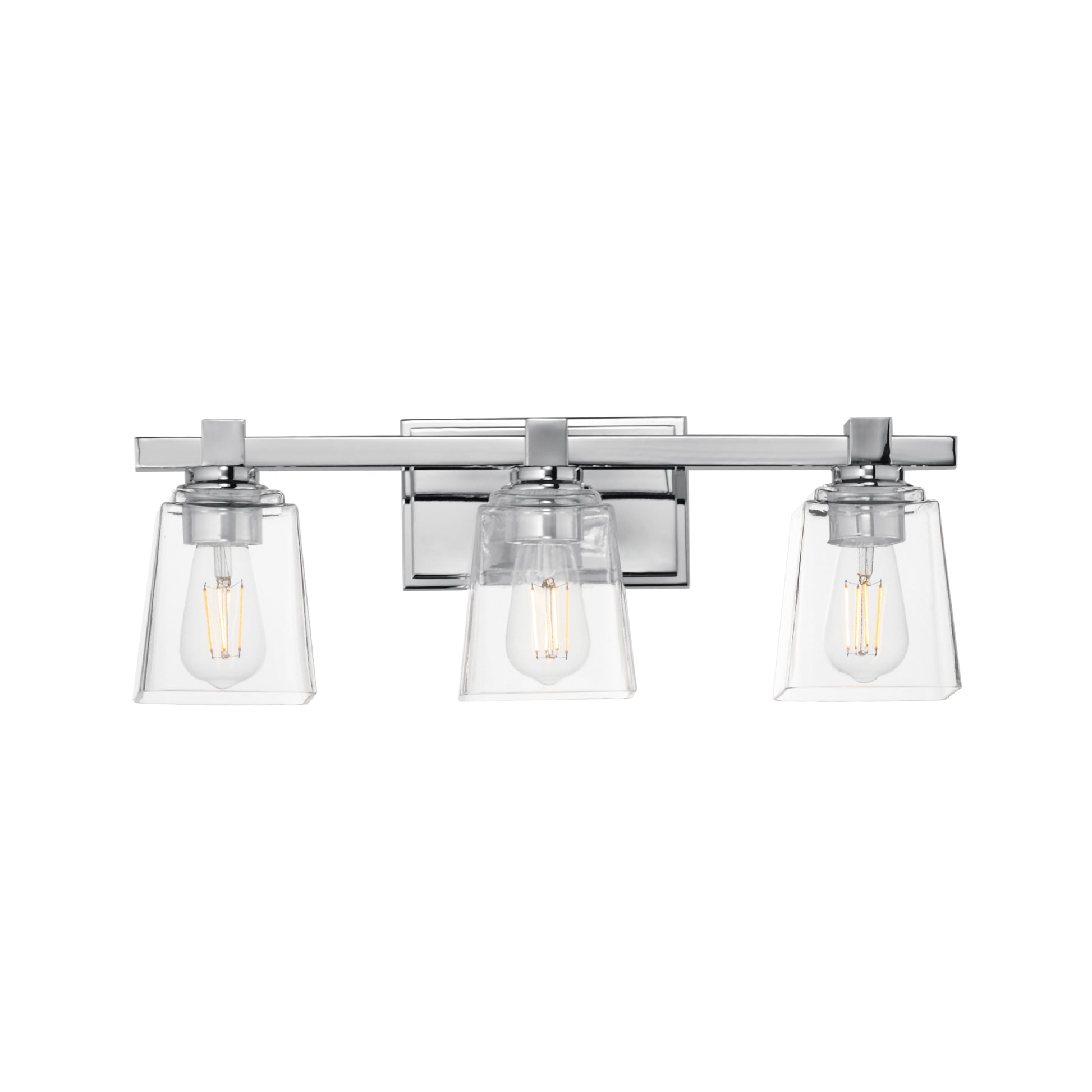 Cubos 3-Light Bath Vanity Polished Chrome by Maxim Lighting