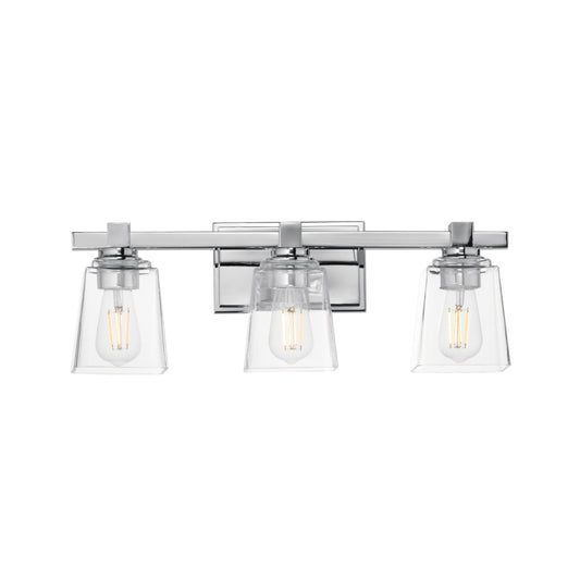 Cubos 3-Light Bath Vanity Polished Chrome by Maxim Lighting