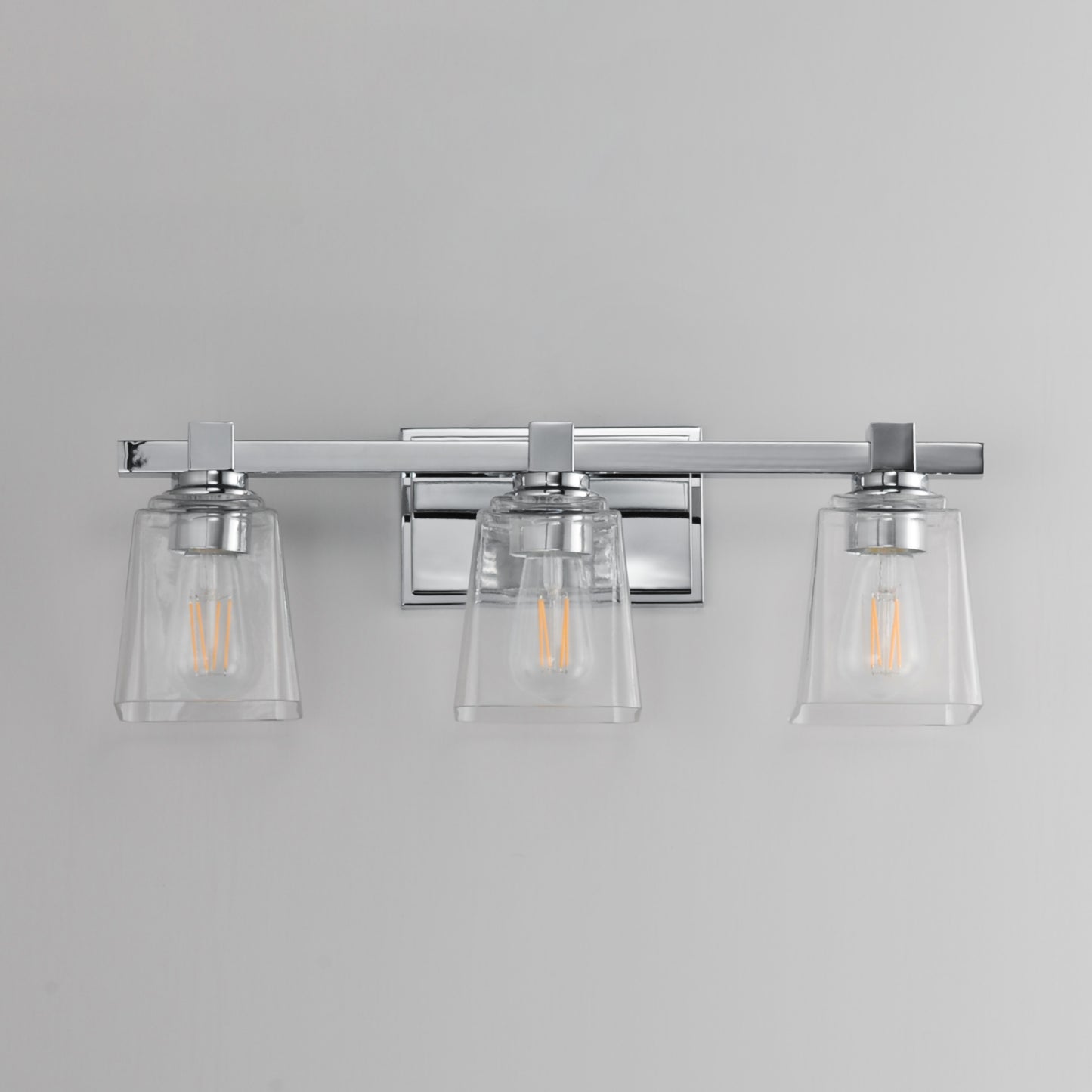 Cubos 3-Light Bath Vanity Polished Chrome by Maxim Lighting