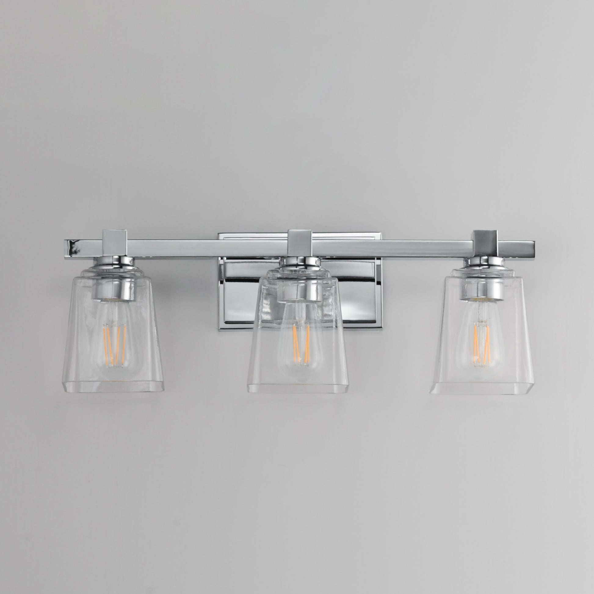 Cubos 3-Light Bath Vanity Polished Chrome by Maxim Lighting