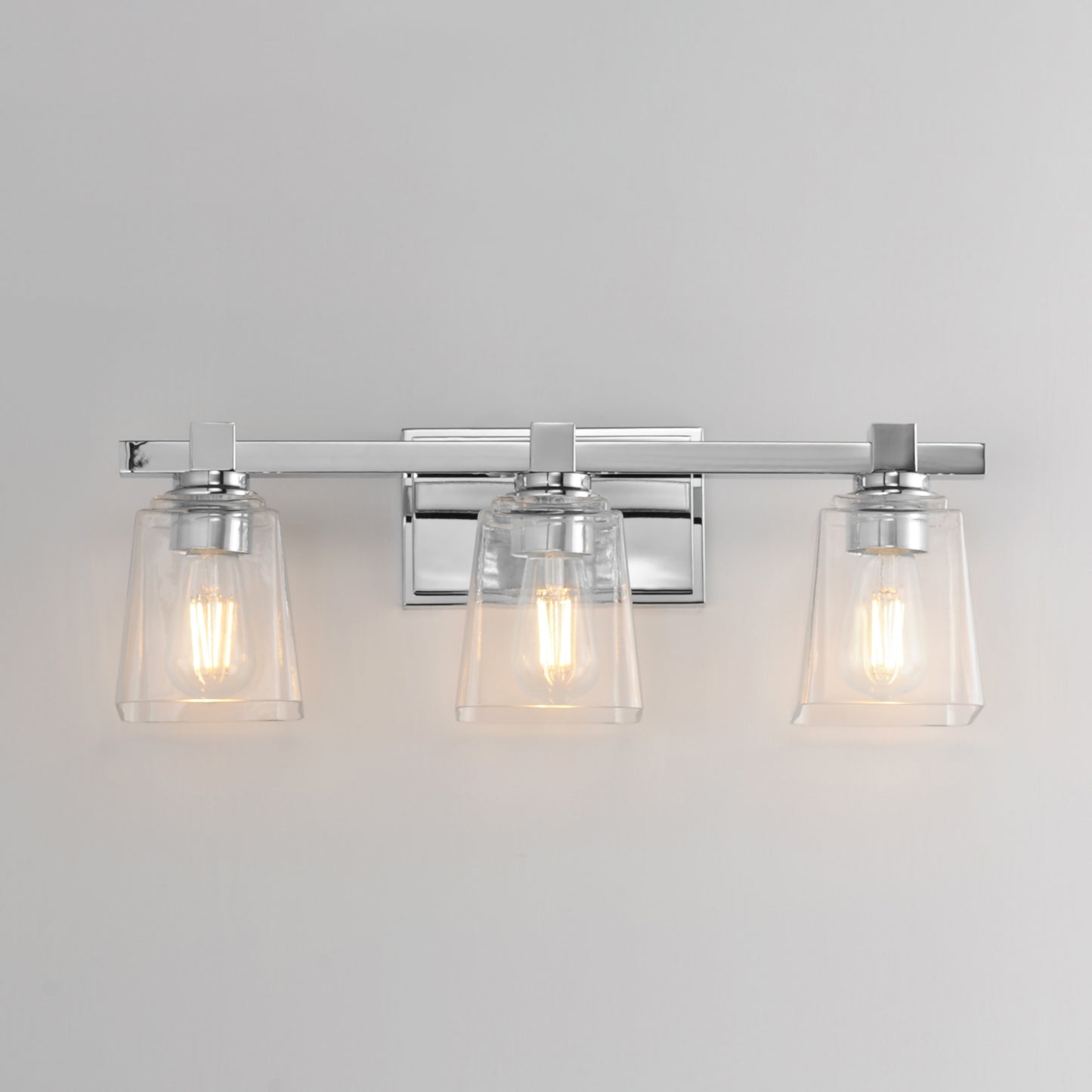 Cubos 3-Light Bath Vanity Polished Chrome by Maxim Lighting