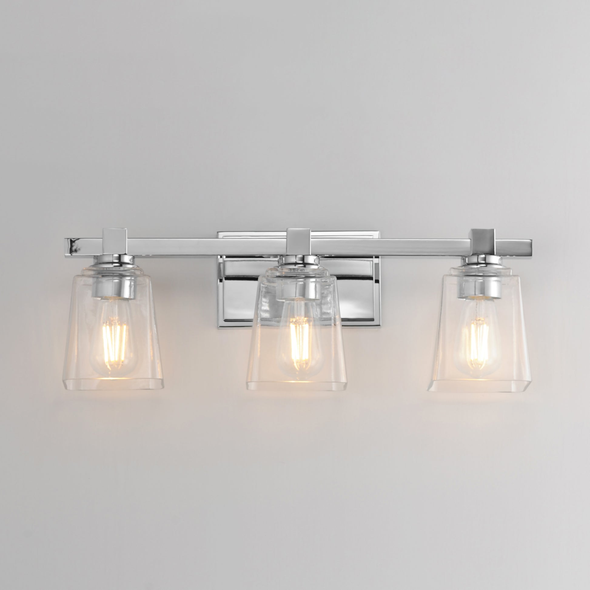 Cubos 3-Light Bath Vanity Polished Chrome by Maxim Lighting