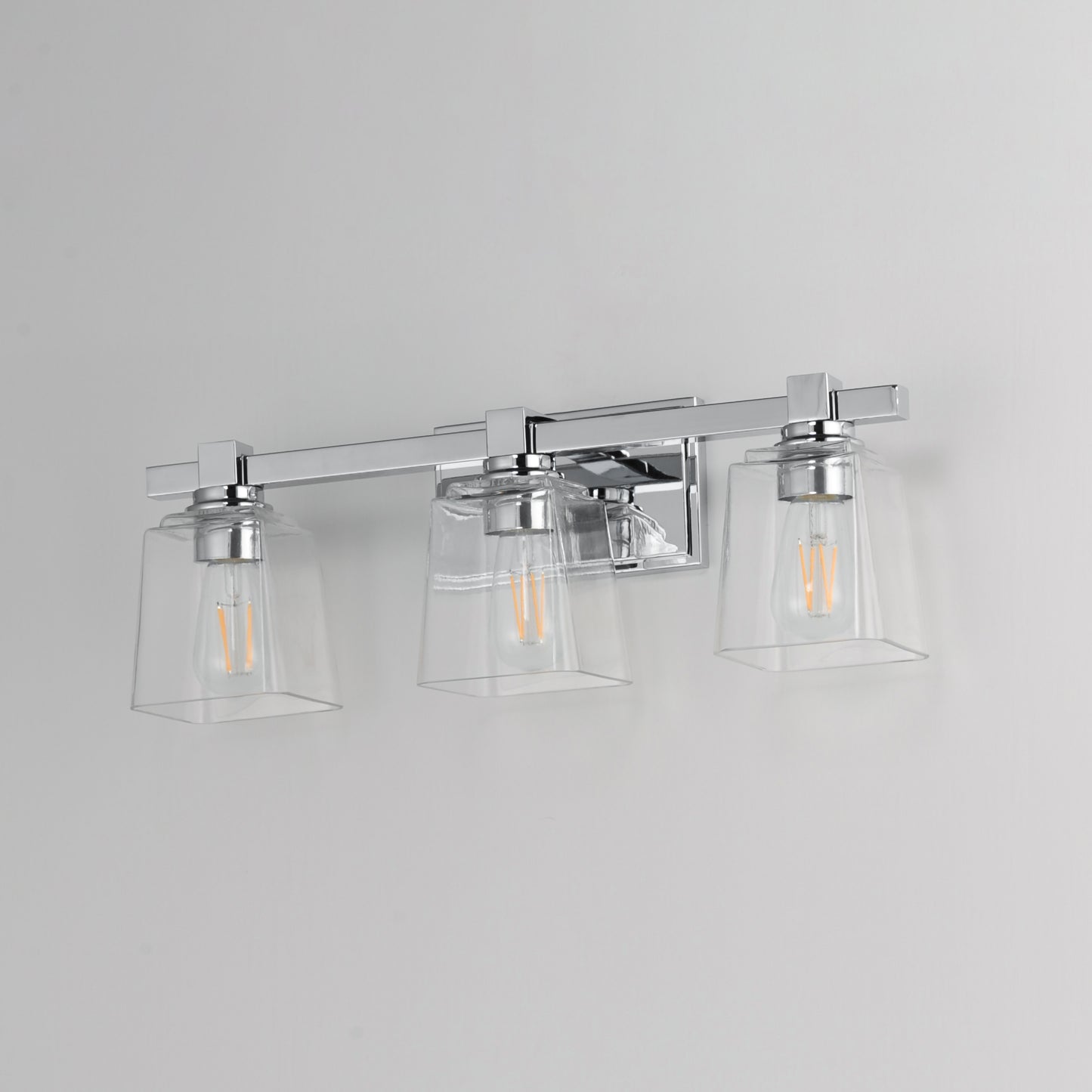 Cubos 3-Light Bath Vanity Polished Chrome by Maxim Lighting