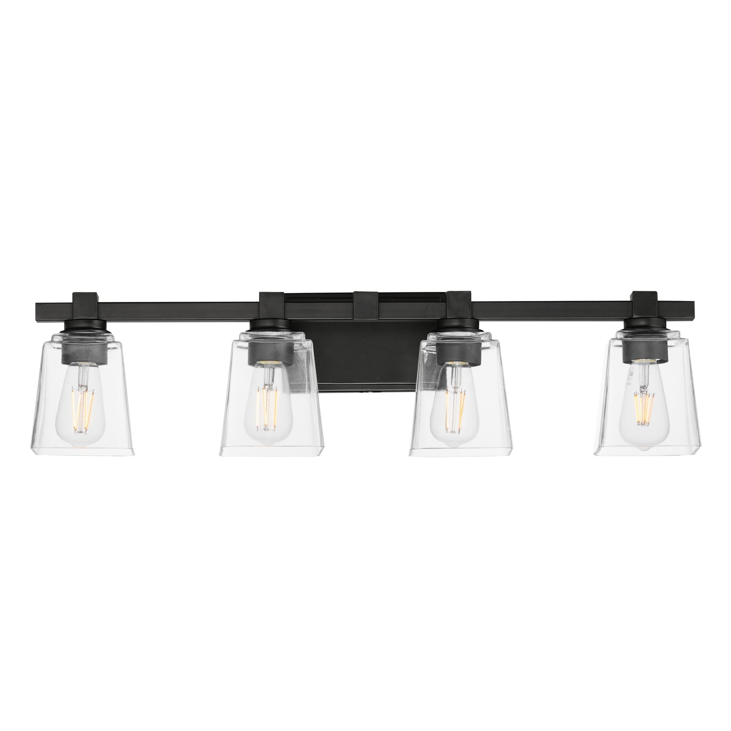 Cubos 4-Light Bath Vanity Black by Maxim Lighting