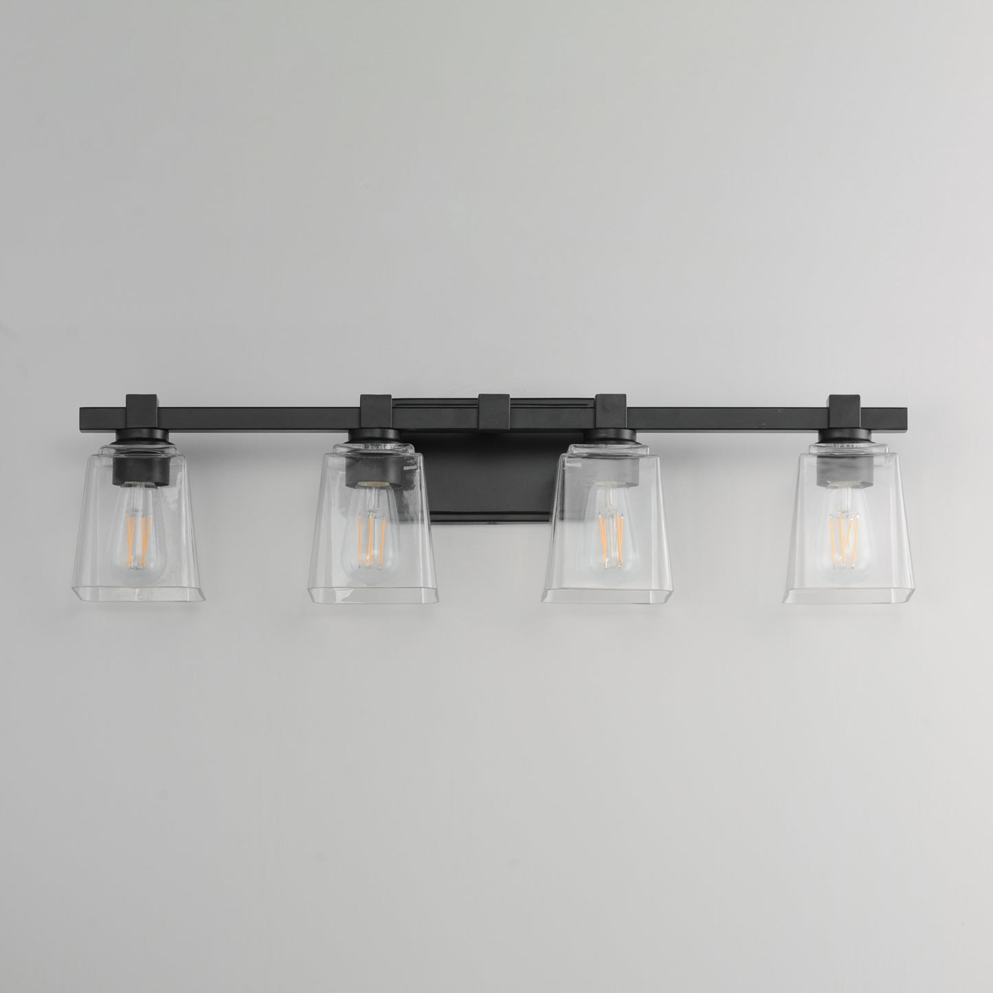 Cubos 4-Light Bath Vanity Black by Maxim Lighting
