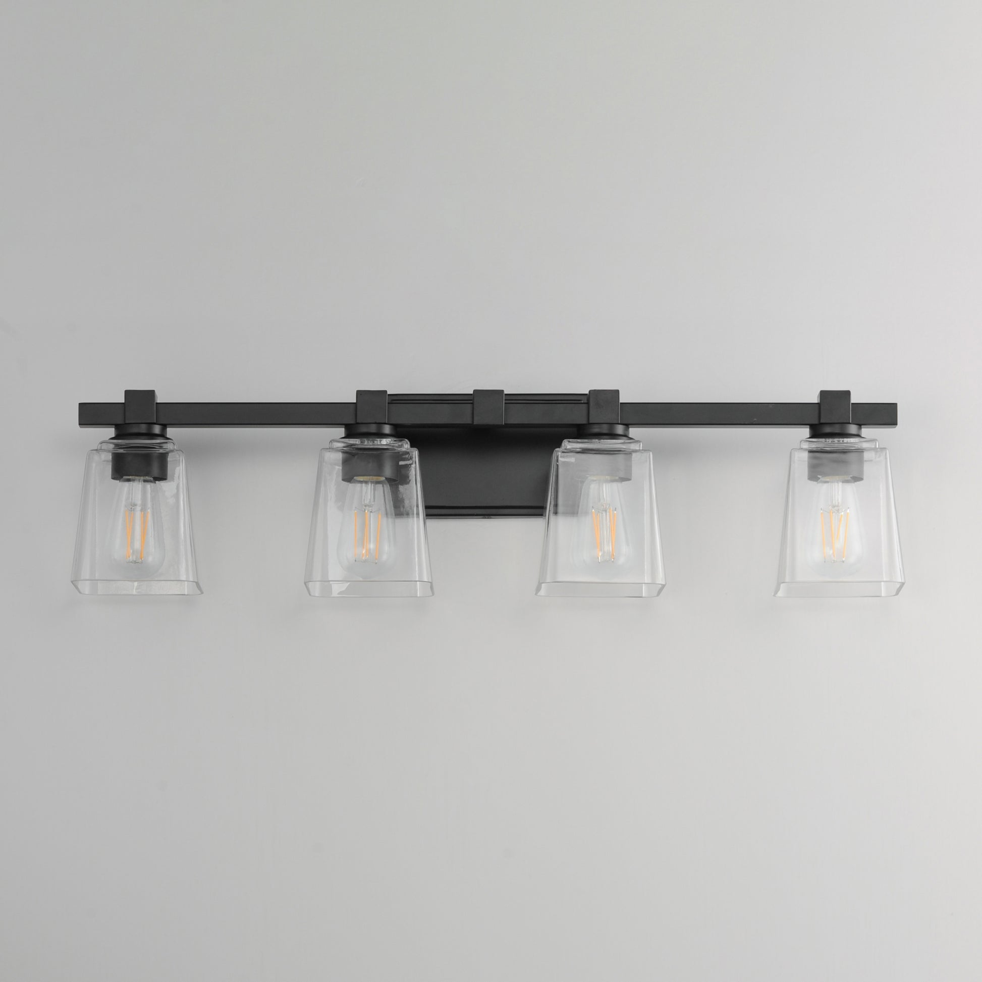 Cubos 4-Light Bath Vanity Black by Maxim Lighting