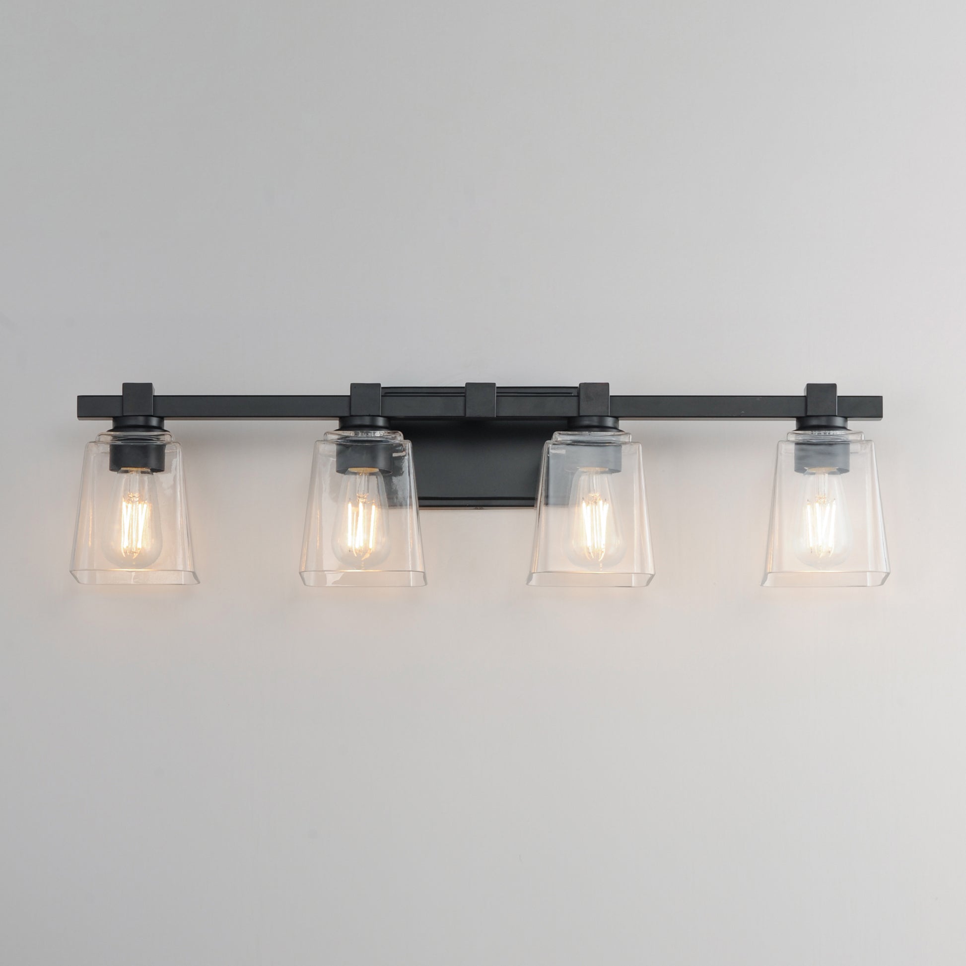 Cubos 4-Light Bath Vanity Black by Maxim Lighting