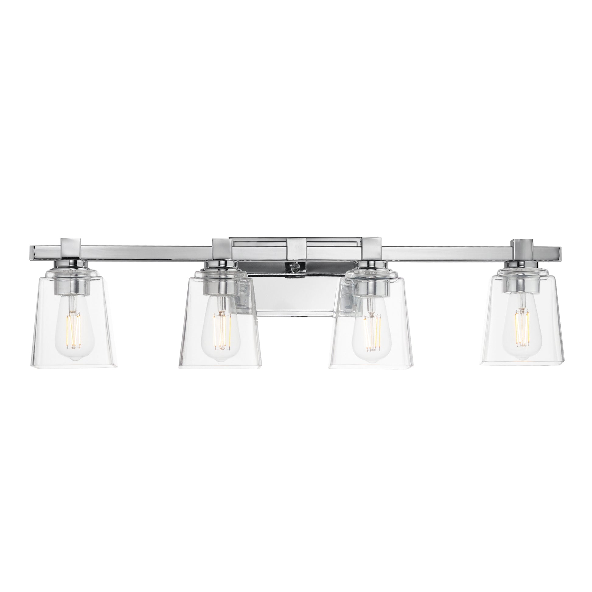 Cubos 4-Light Bath Vanity Polished Chrome by Maxim Lighting