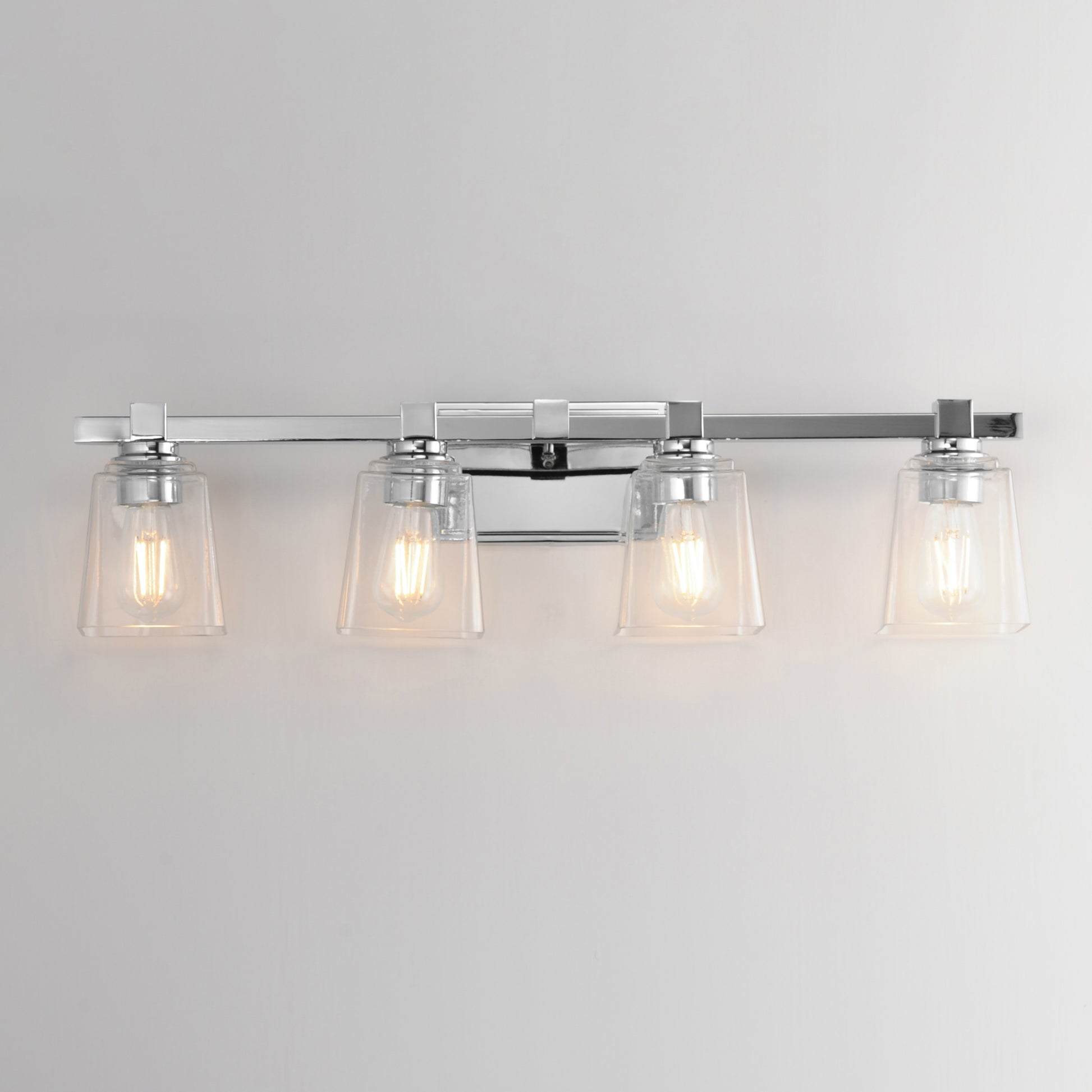Cubos 4-Light Bath Vanity Polished Chrome by Maxim Lighting