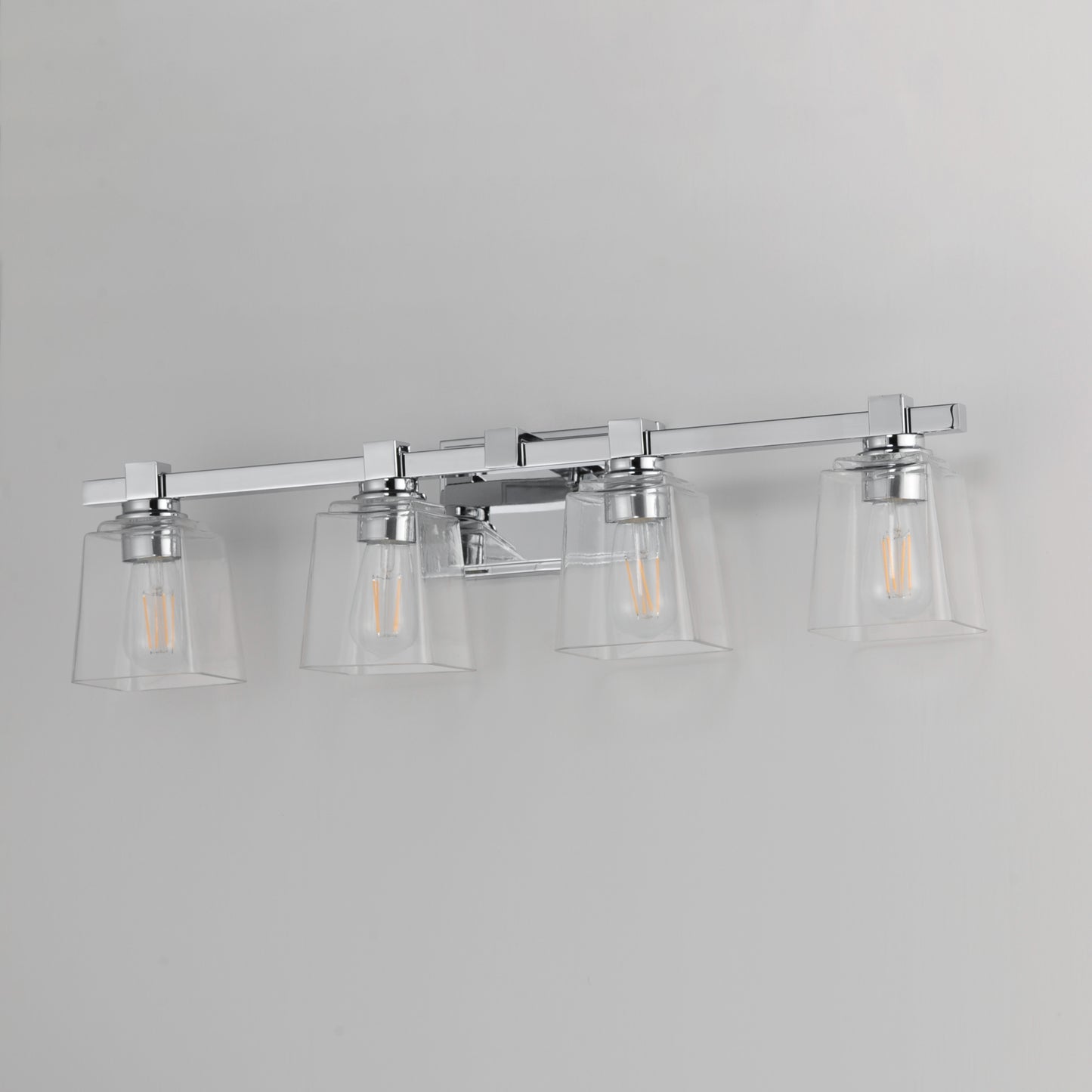Cubos 4-Light Bath Vanity Polished Chrome by Maxim Lighting