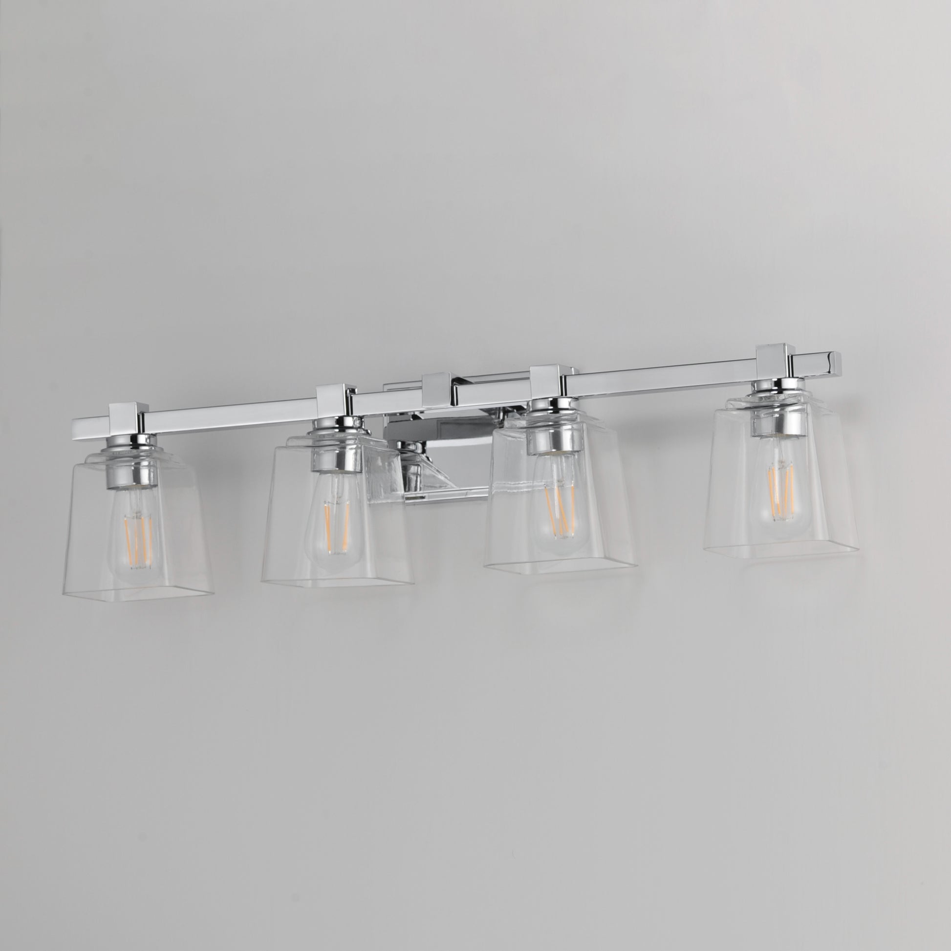 Cubos 4-Light Bath Vanity Polished Chrome by Maxim Lighting