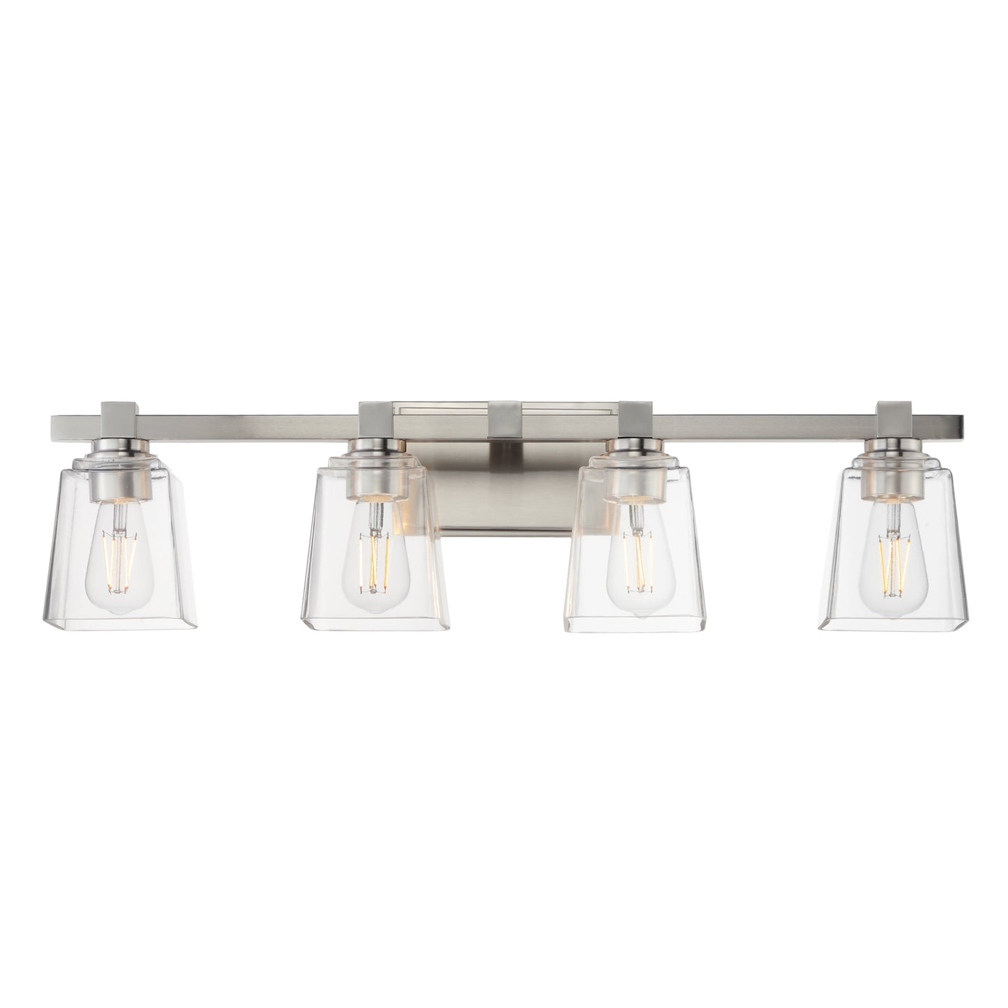 Cubos 4-Light Bath Vanity Satin Nickel by Maxim Lighting