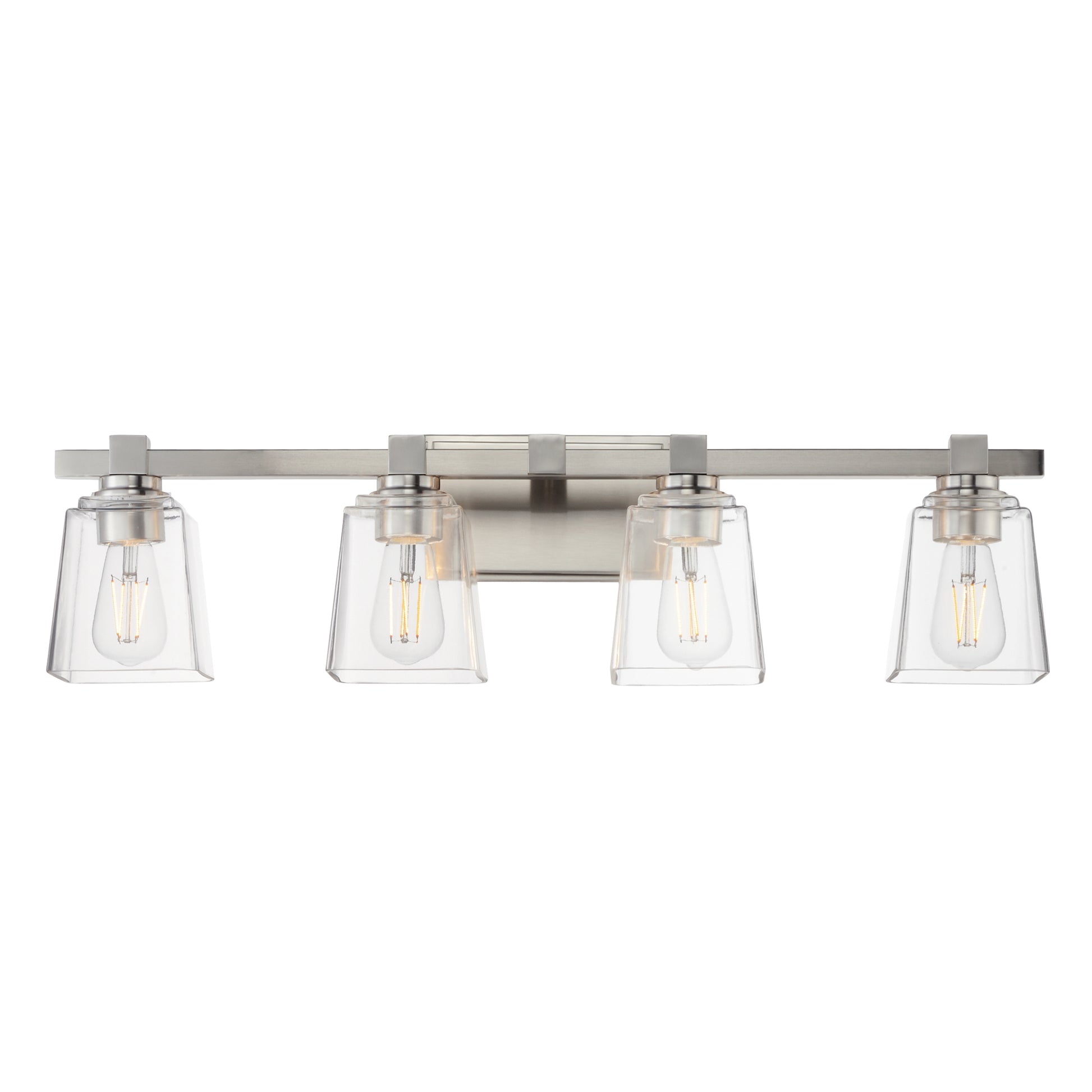 Cubos 4-Light Bath Vanity Satin Nickel by Maxim Lighting