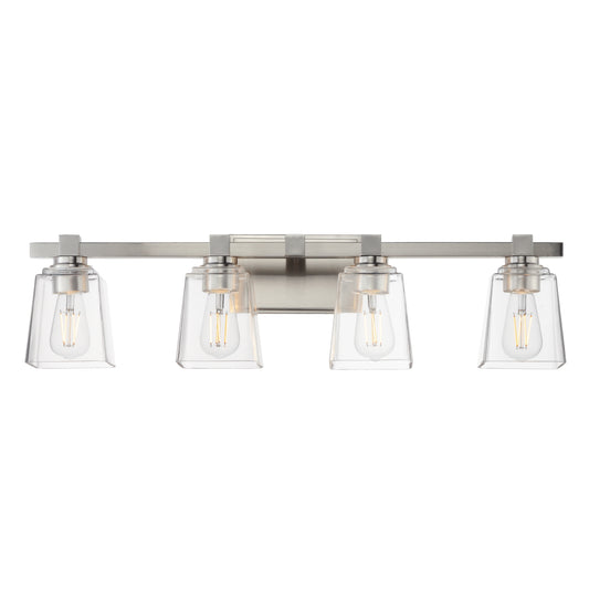 Cubos 4-Light Bath Vanity Satin Nickel by Maxim Lighting