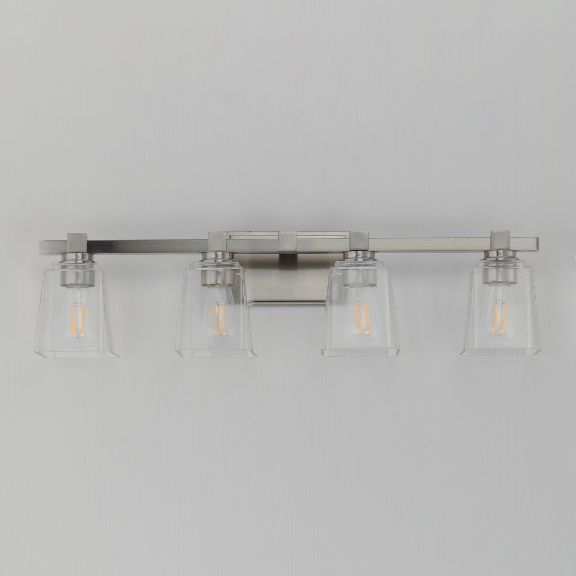 Cubos 4-Light Bath Vanity Satin Nickel by Maxim Lighting